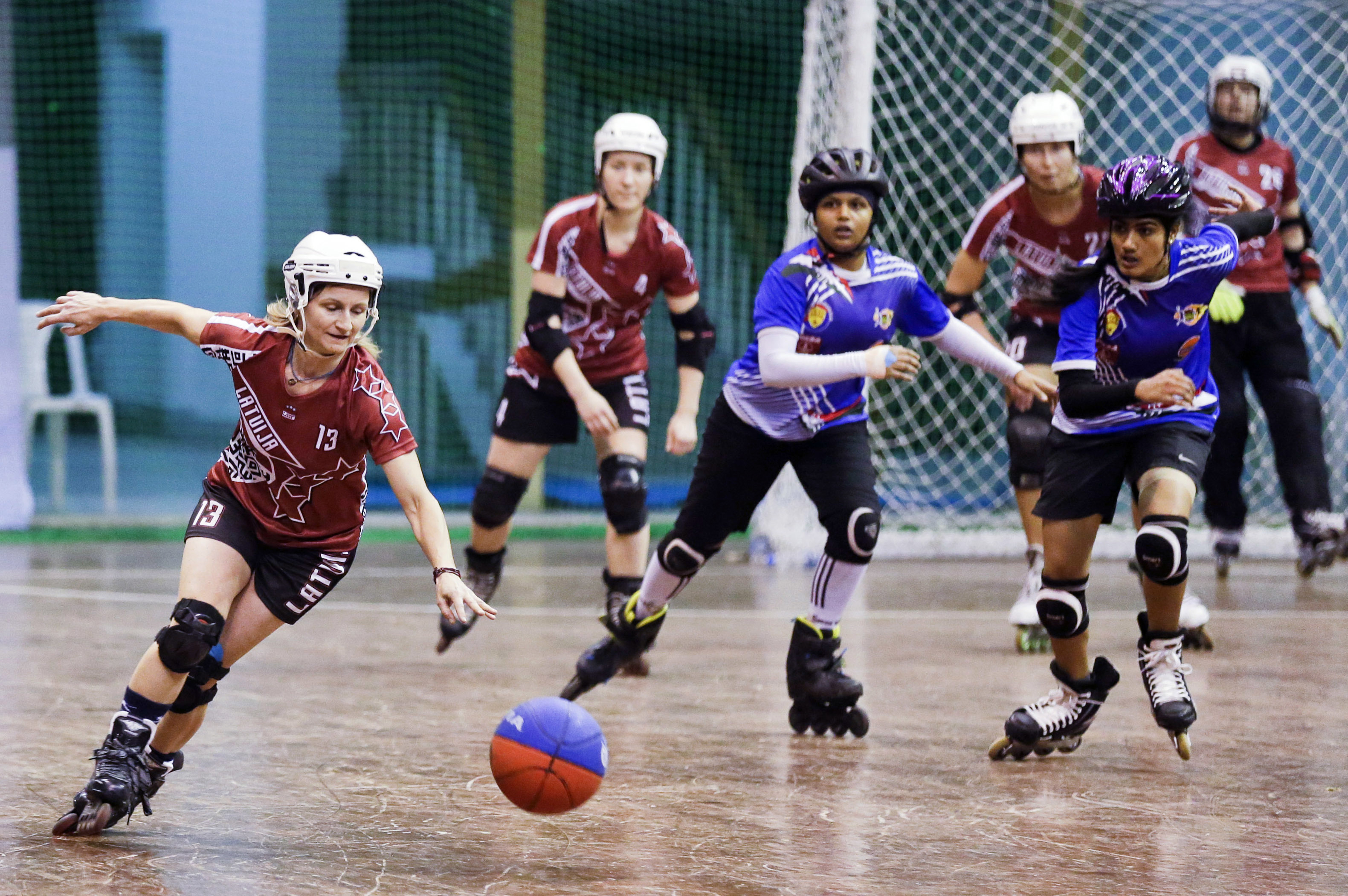 Bangladesh rolls out welcome for unusual sport on skates