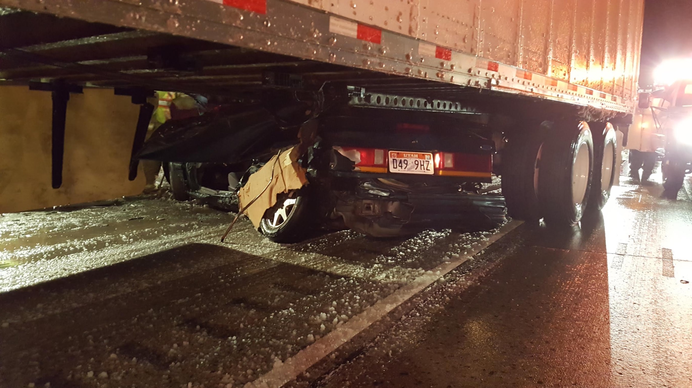 Former Utah firefighter killed in I-15 crash leaves behind pregnant wife, kids