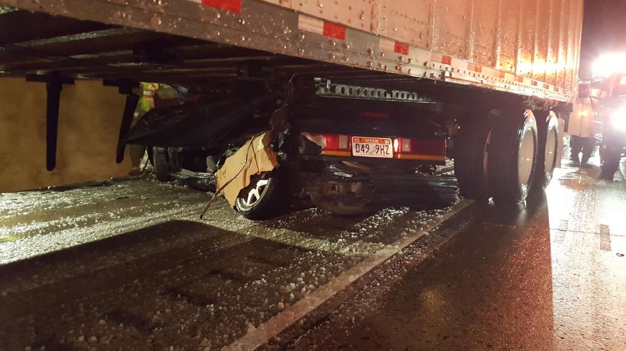 Former Utah firefighter killed in I-15 crash leaves behind pregnant wife, kids