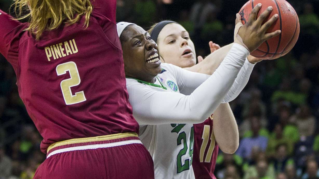 Lindsay Allen leads No. 5 Notre Dame past Boston College