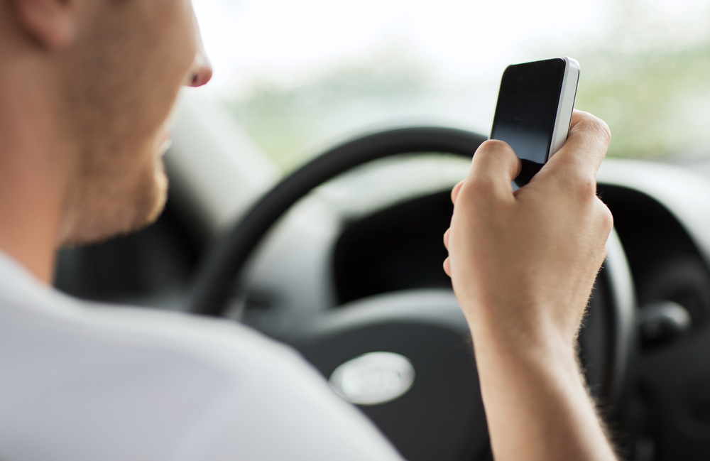 What should you do when you see someone texting and driving?
