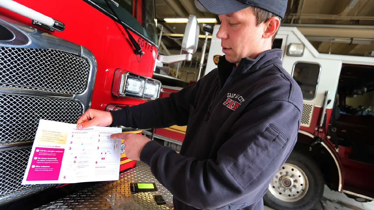 Salt Lake City firefighters begin distributing naloxone kits