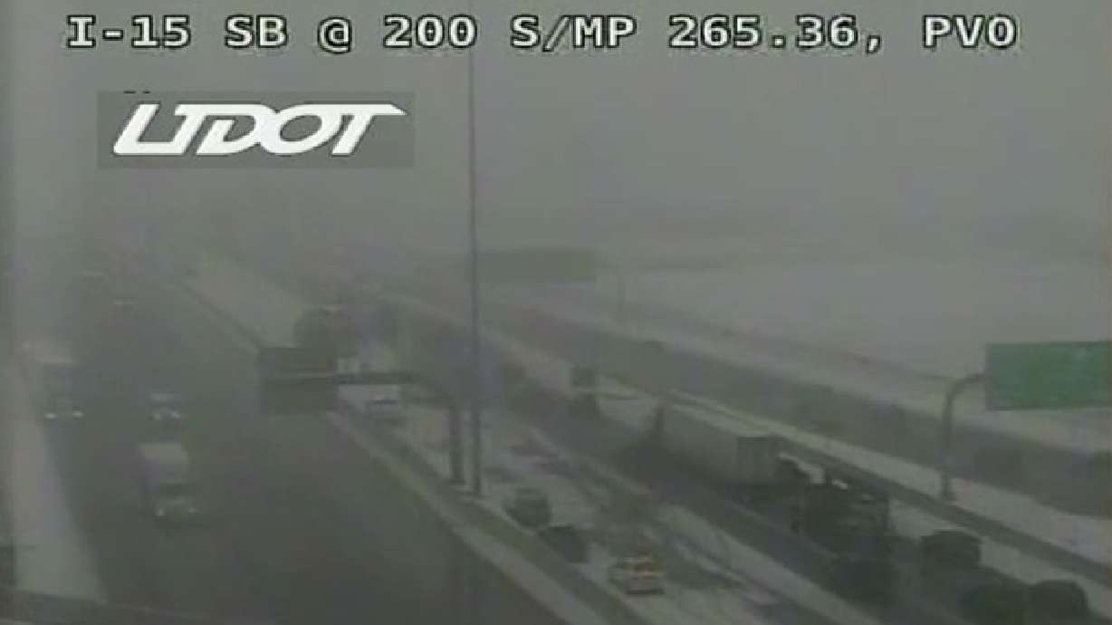 1 dead, I-15 northbound reopens after accidents near Provo