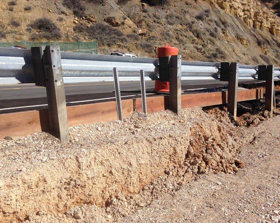 A photo of a landslide next to state Route 12 near Tropic, Utah taken on Feb. 15, 2017 (Photo: Bryce Canyon National Park)