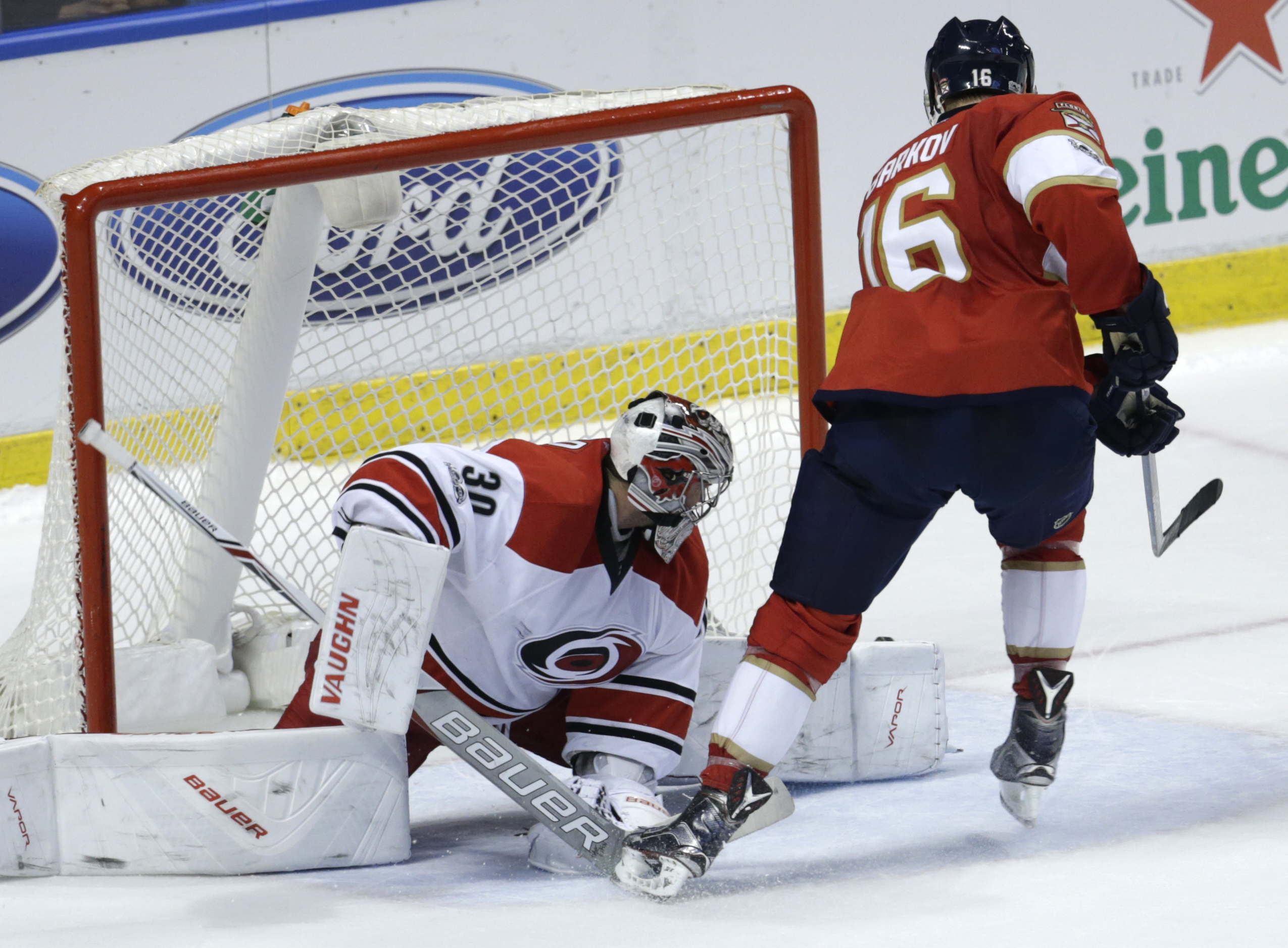 Barkov, Huberdeau get SO goals; Panthers beat Hurricanes 3-2