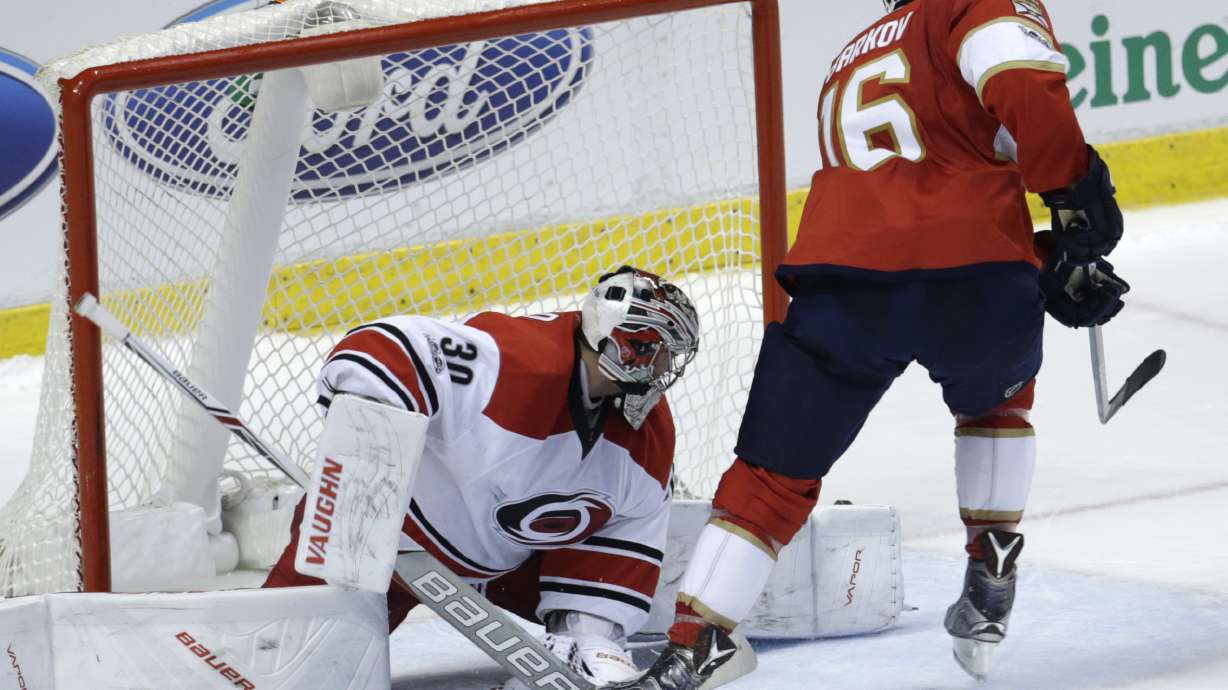 Barkov, Huberdeau get SO goals; Panthers beat Hurricanes 3-2