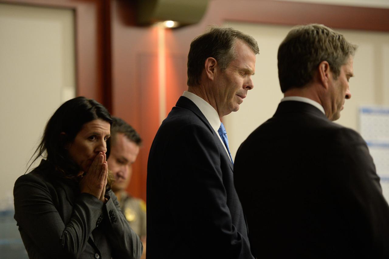 Tears streamed down John Swallow's face as a jury acquitted him of public corruption charges Thursday, ending perhaps the most unprecedented criminal case involving a politician in Utah history. (Photo: Francisco Kjolseth)