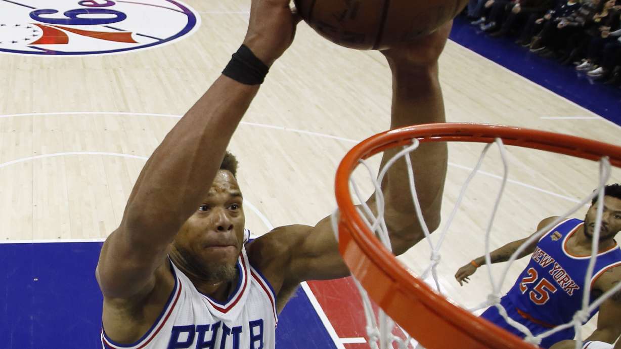 Anderson, Saric lead 76ers past Knicks, 105-102