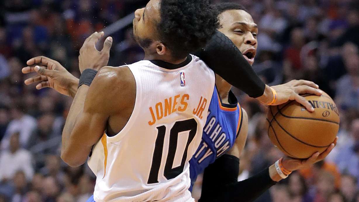 Suns top Westbrook, Thunder on broadcaster McCoy's big night