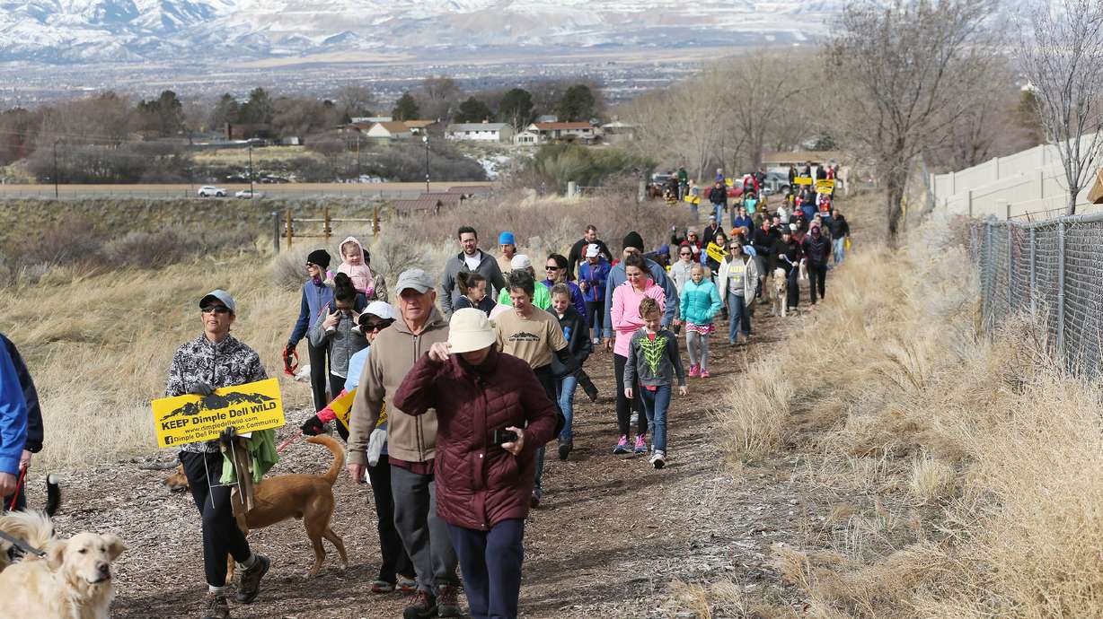 Keep Dimple Dell Regional Park 'wild,' marchers urge government officials