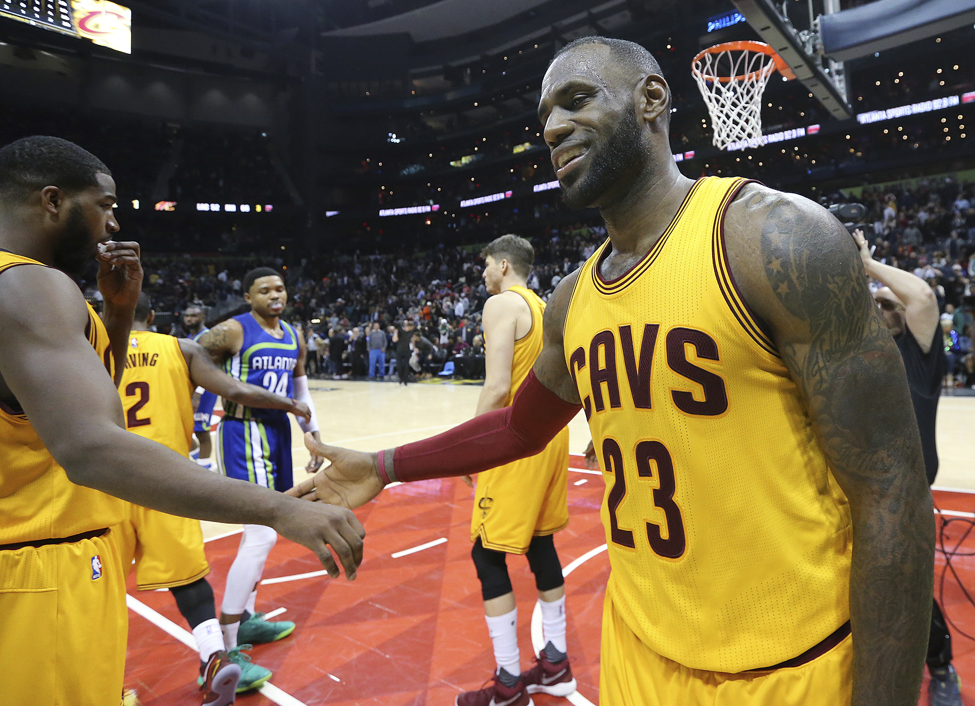 James, Irving out for Cleveland's game in Miami