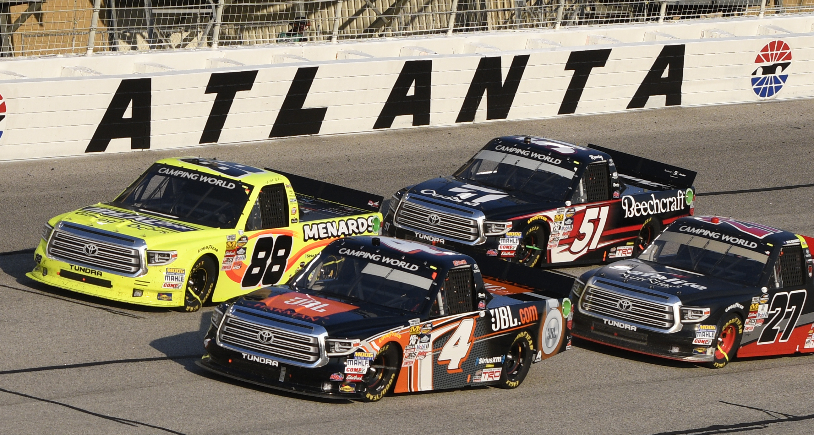 Christopher Bell finishes off dominant Truck win at Atlanta
