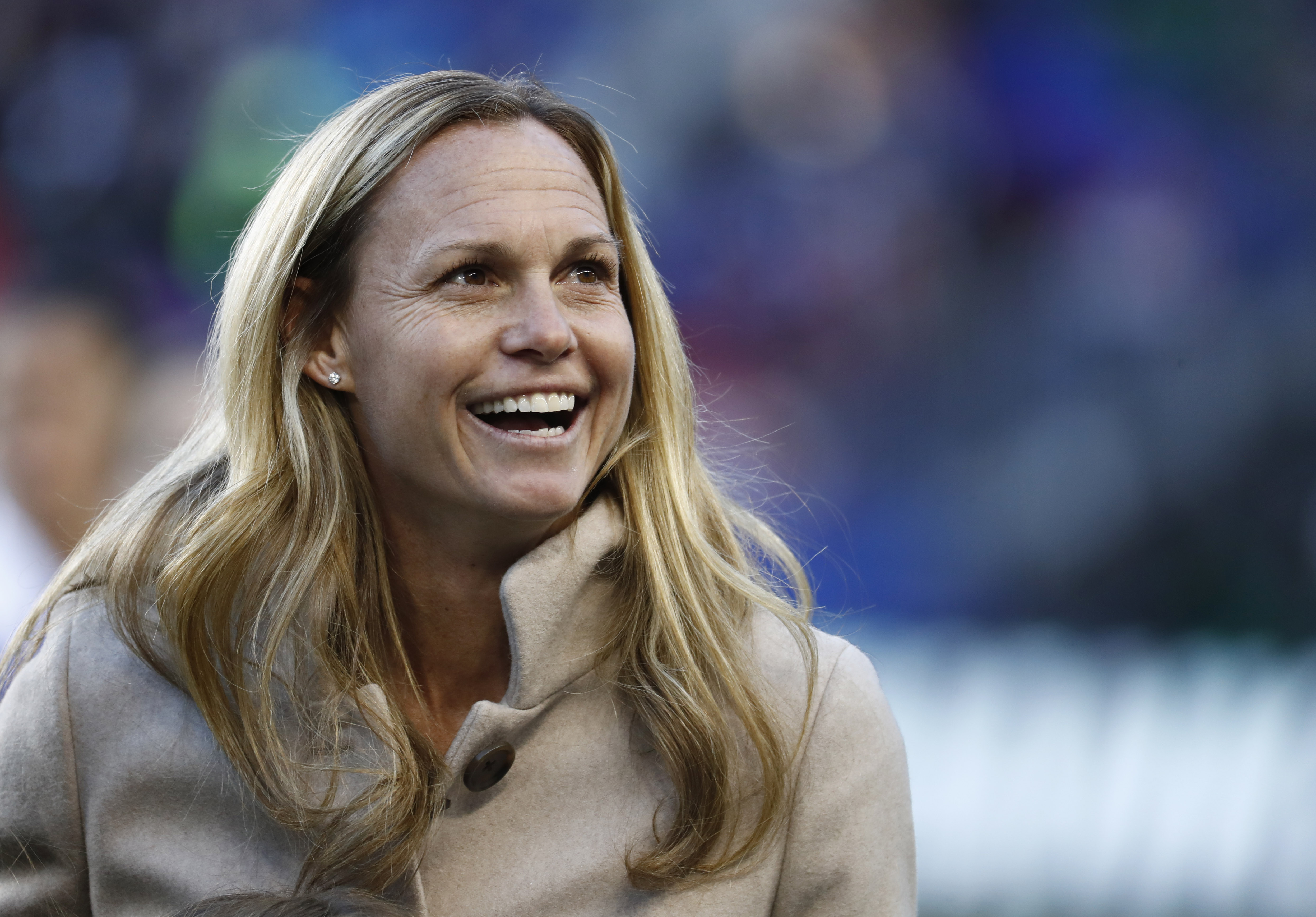 Longtime captain Christie Rampone honored before US game