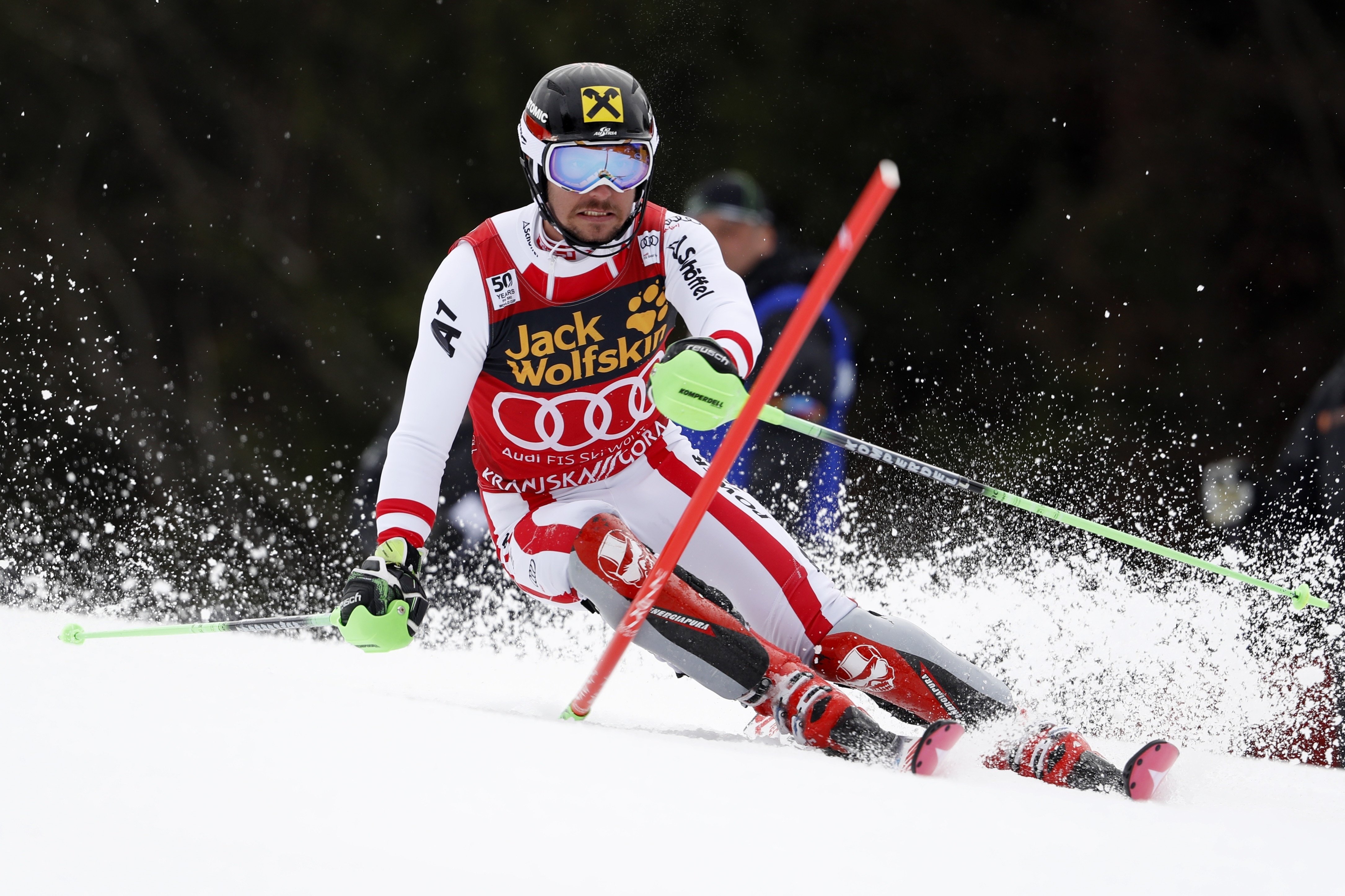 Overall World Cup winner Hirscher wraps up 4th slalom title