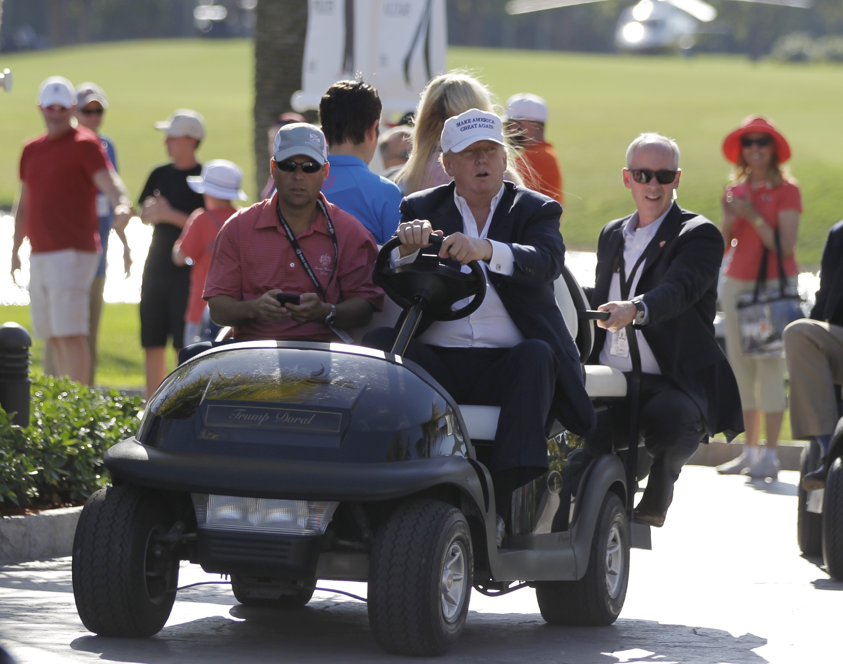 Teed off: Critics say Trump water rule helps his golf links