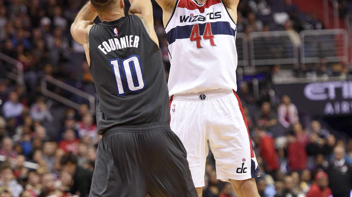 Bogdanovic hits 8 3-pointers, Wizards beat Magic 115-114