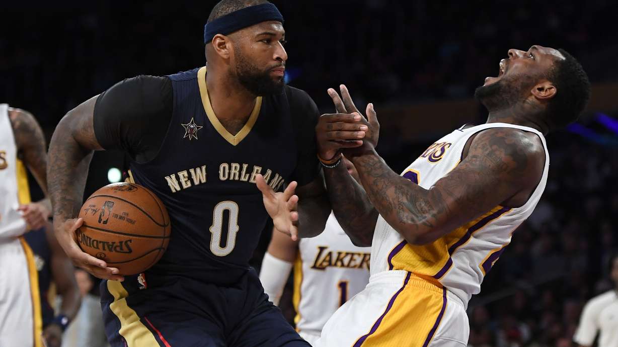 Pelicans beat Lakers 105-97 for 1st win with Cousins in game