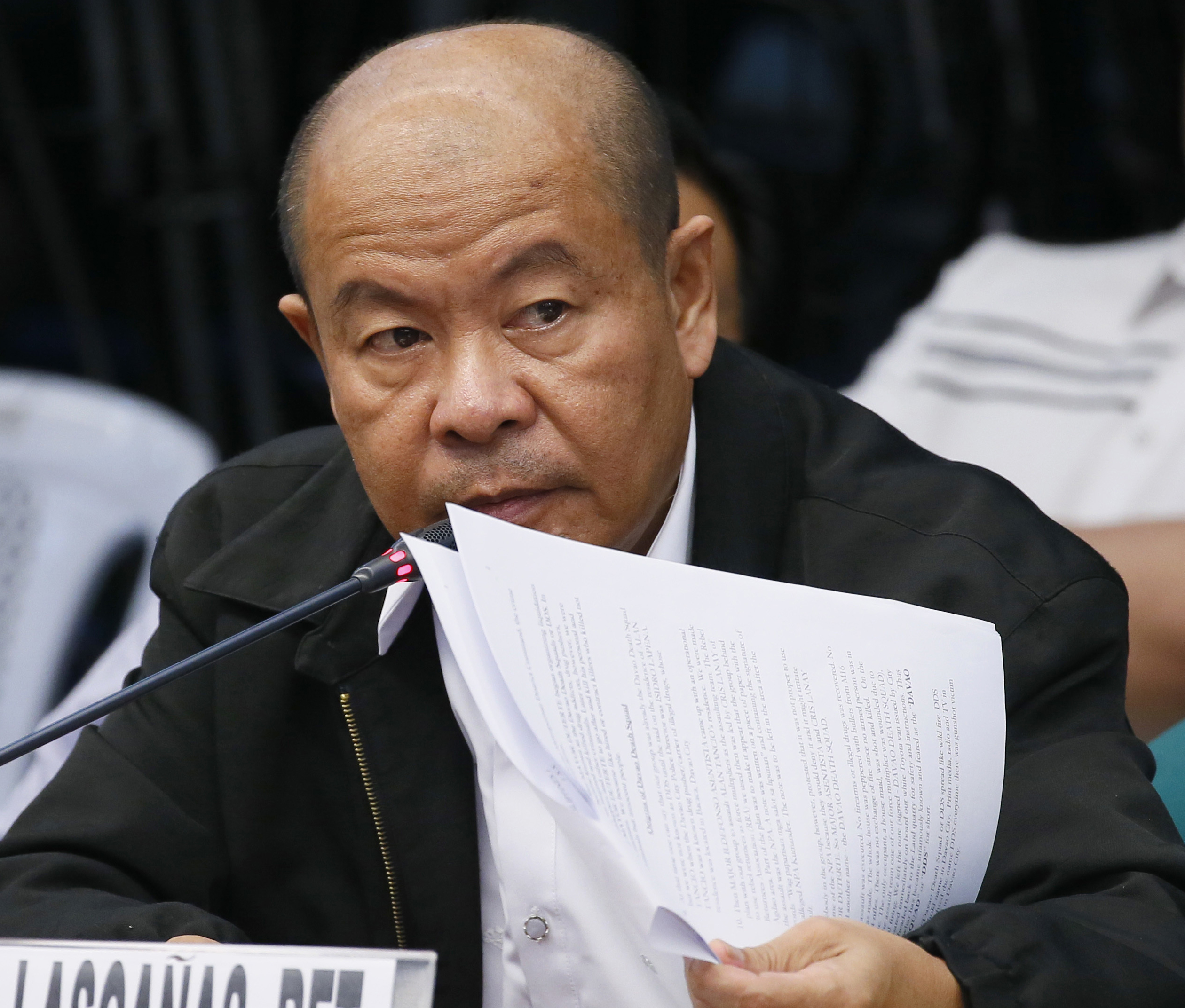 Ex-cop links Philippine leader to killings in Senate inquiry