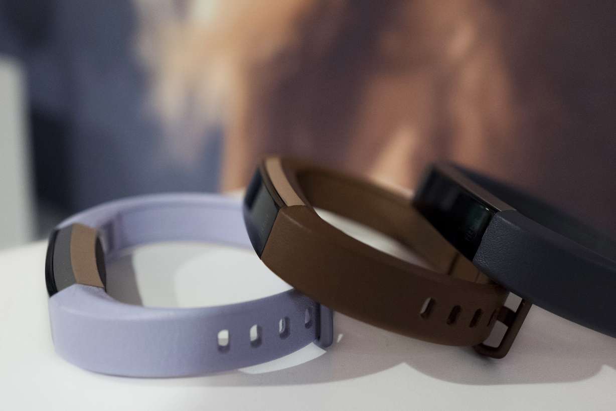 Fitbit's new Alta HR is shown in several colors. Photo: AP Photo
