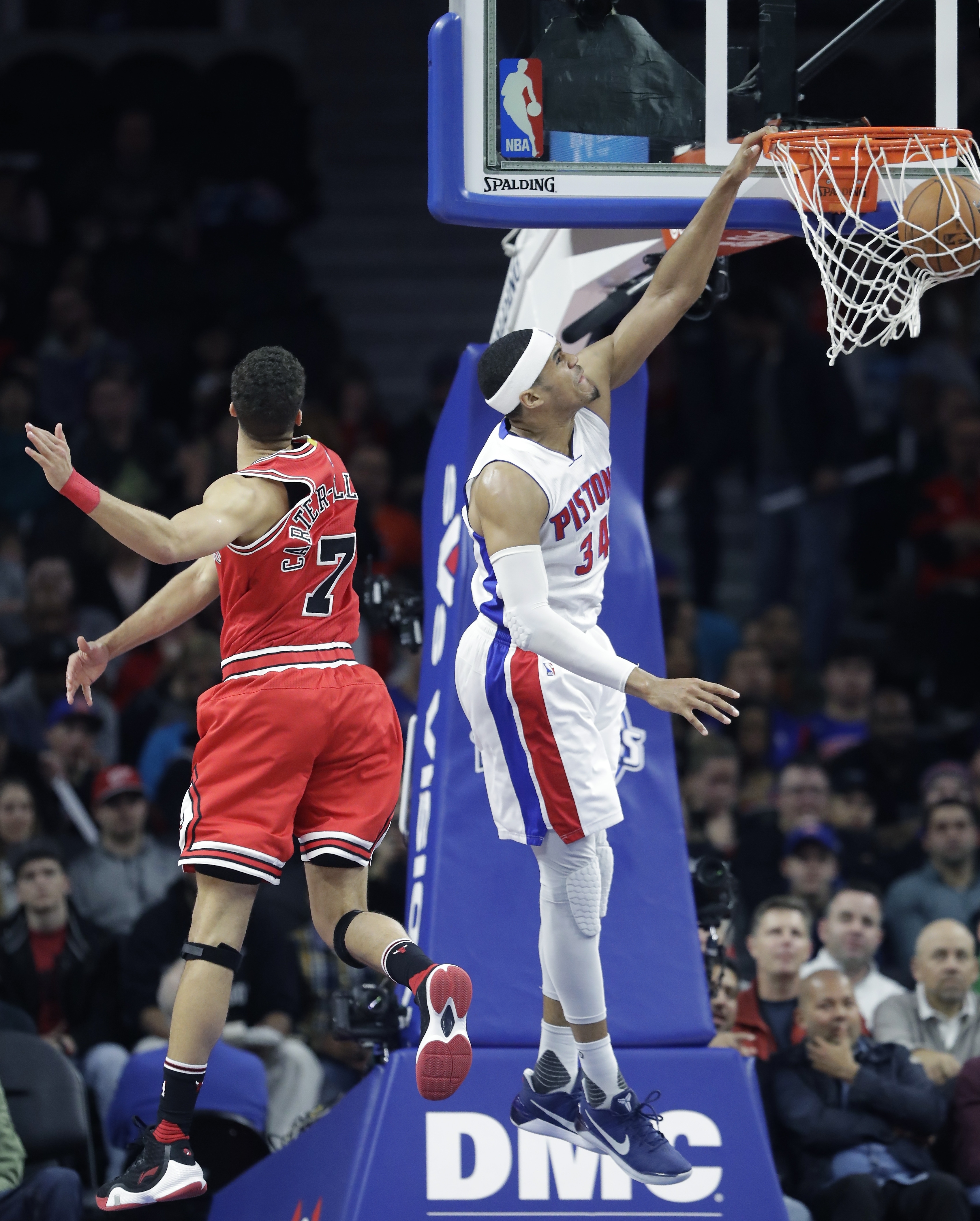 Jackson's big second half lifts Pistons over Bulls, 109-95