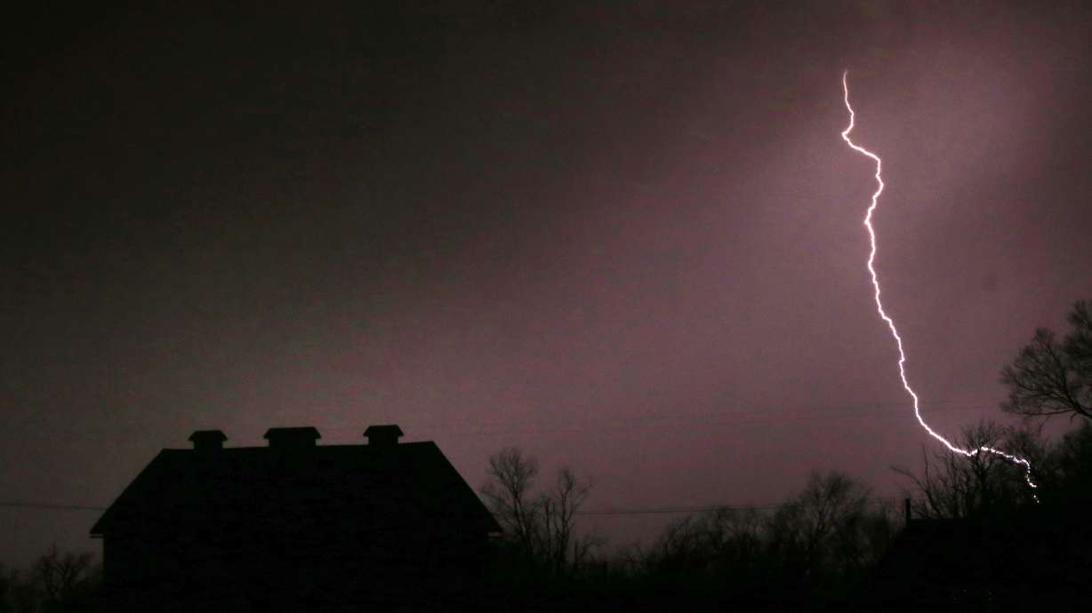Latest: Kansas airport damage caused by straight-line winds