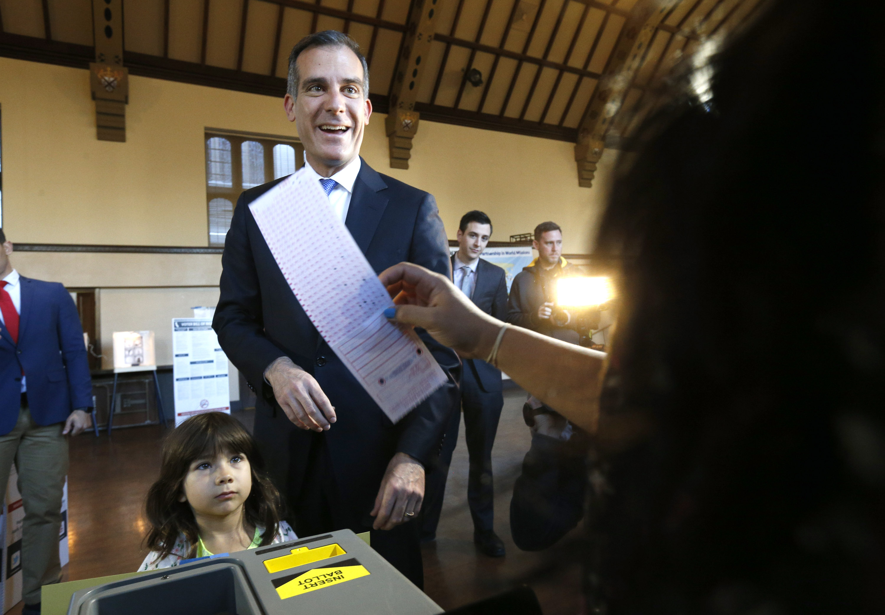 In little-watched election LA mayor's big win is development