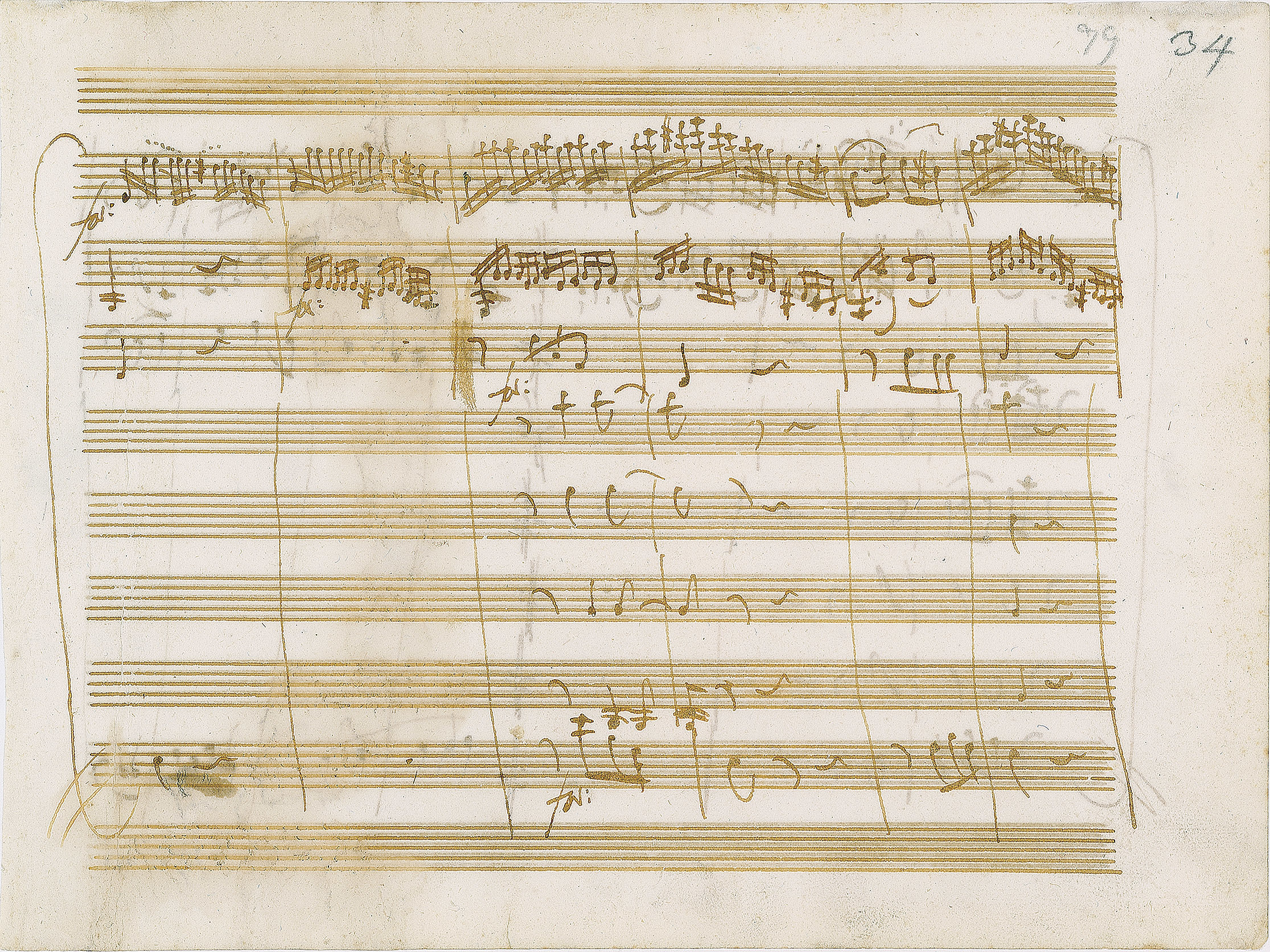 Mozart manuscript fails to sell; $200,000 bid was expected