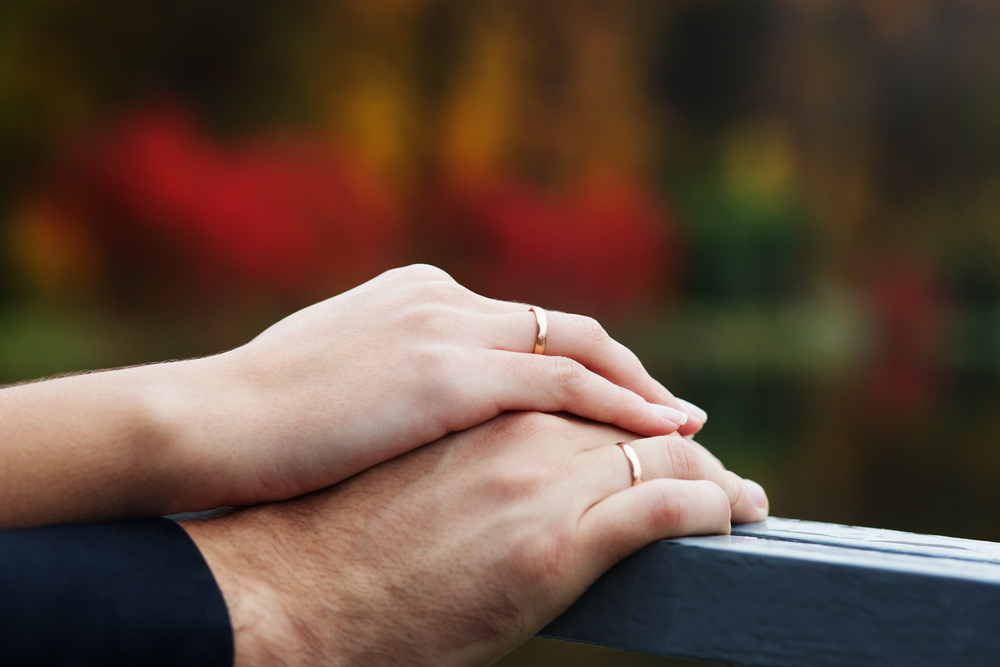 Loving husband re-proposes to wife of 26 years following breast cancer surgery