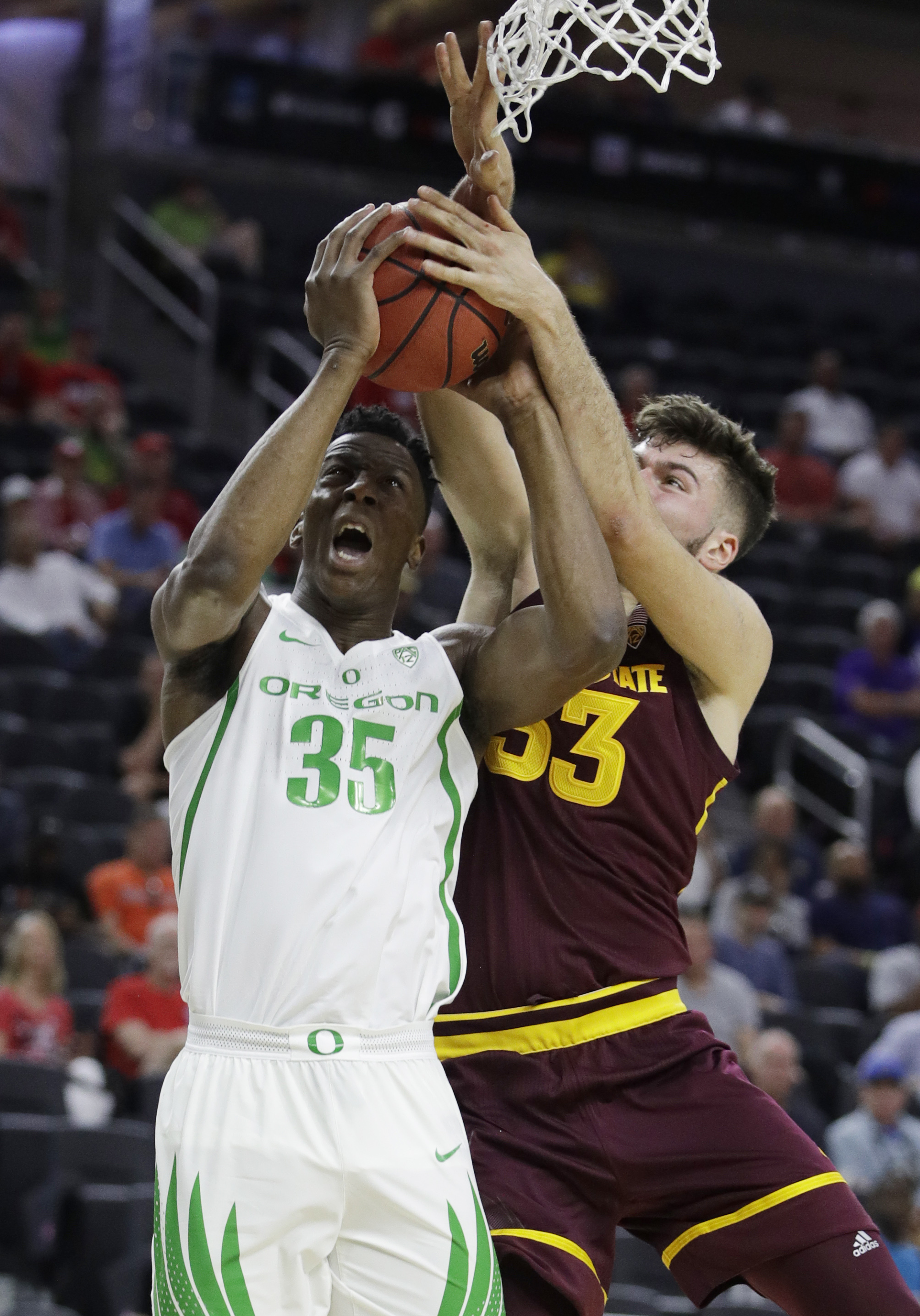 No. 5 Oregon beats Arizona State 80-57 in Pac-12 quarters
