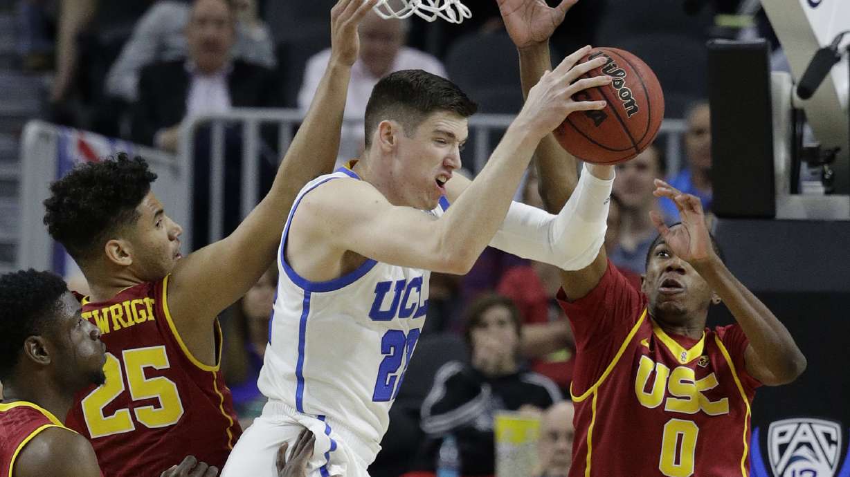 No. 3 UCLA holds off USC 76-74 to advance to Pac-12 semis