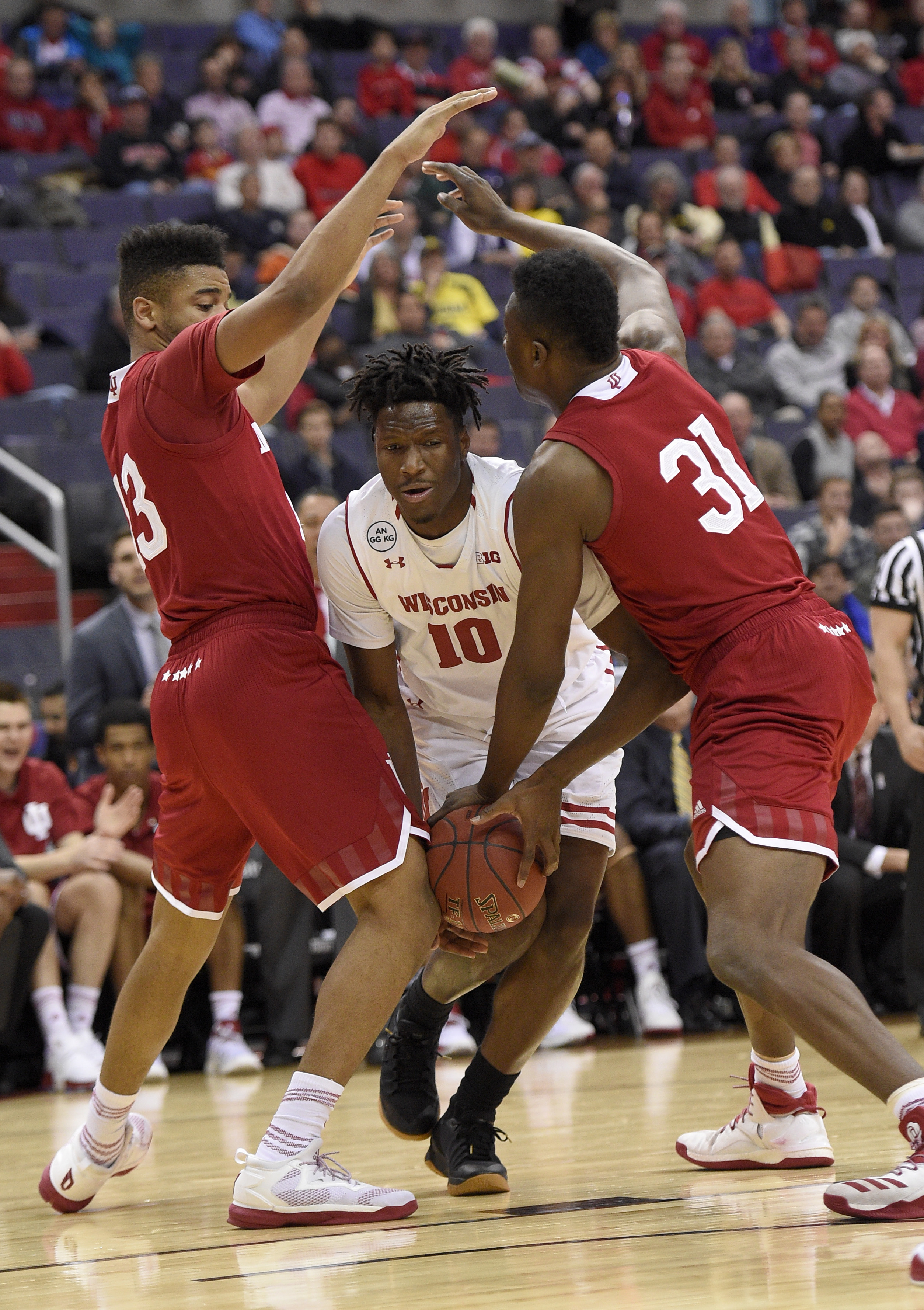 Koenig, Happ, D lead Wisconsin past Indiana 70-60 in Big Ten