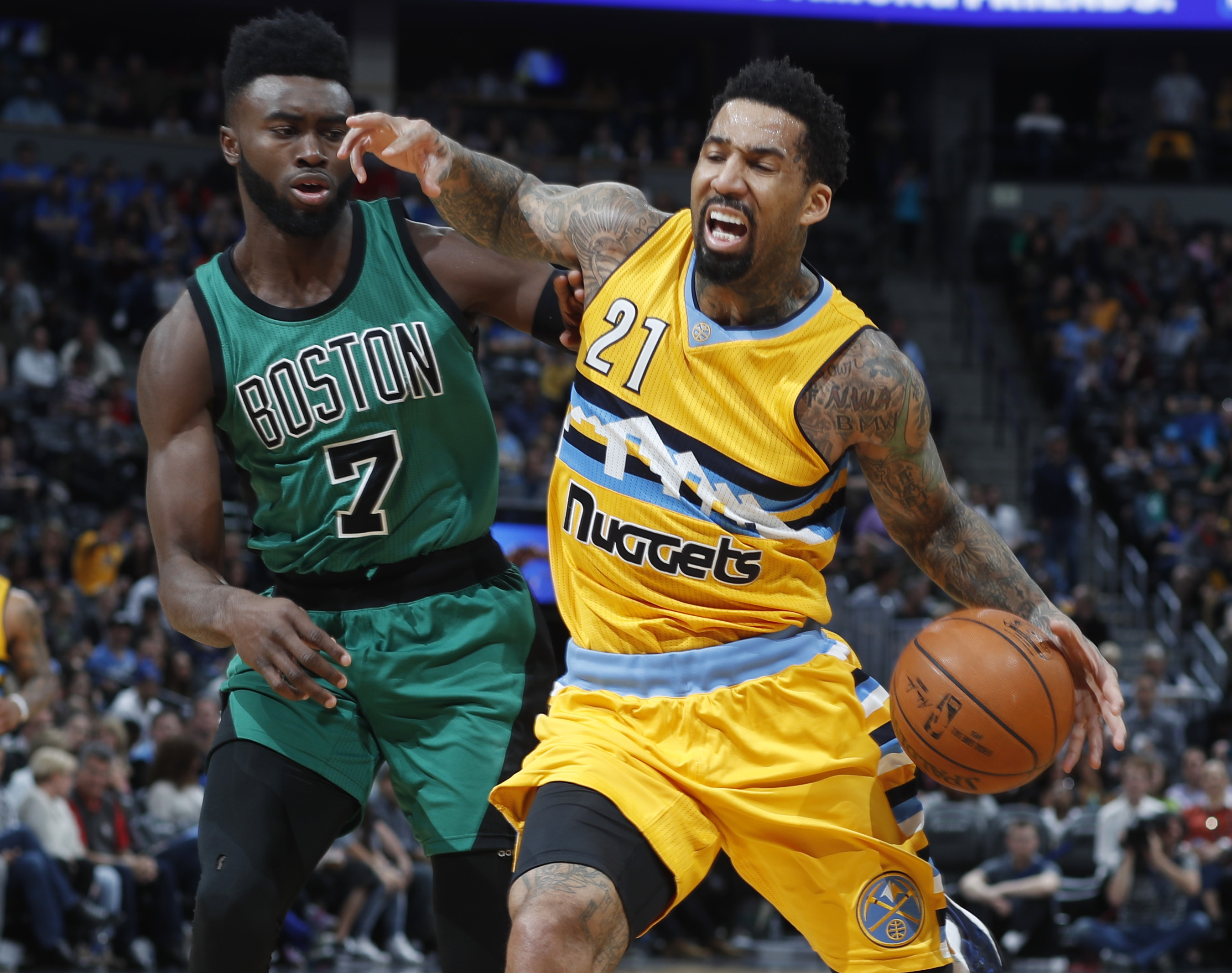 Jokic has strong game in return, Nuggets beat Celtics 119-99