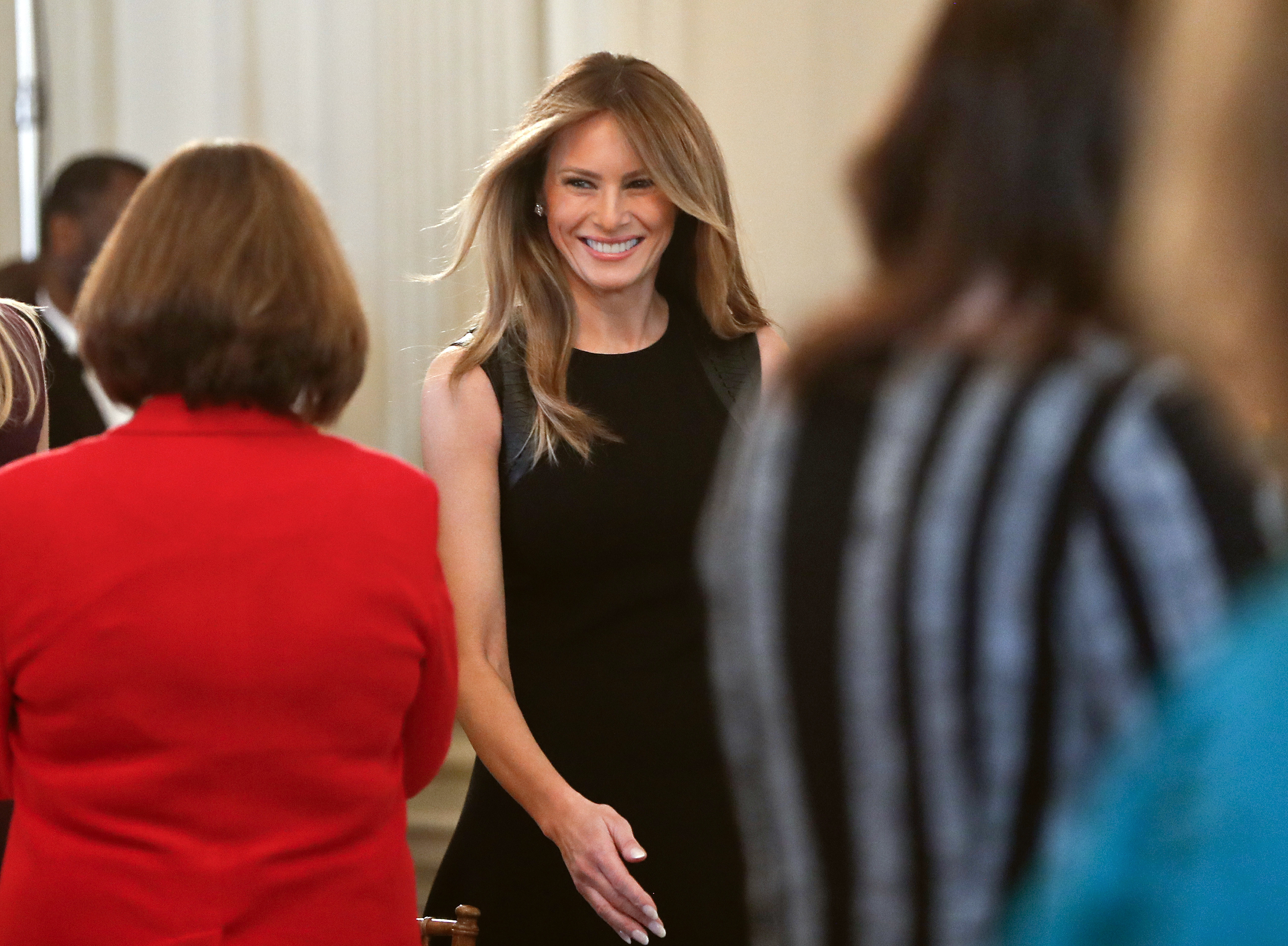 Melania Trump begins to embrace new role as first lady
