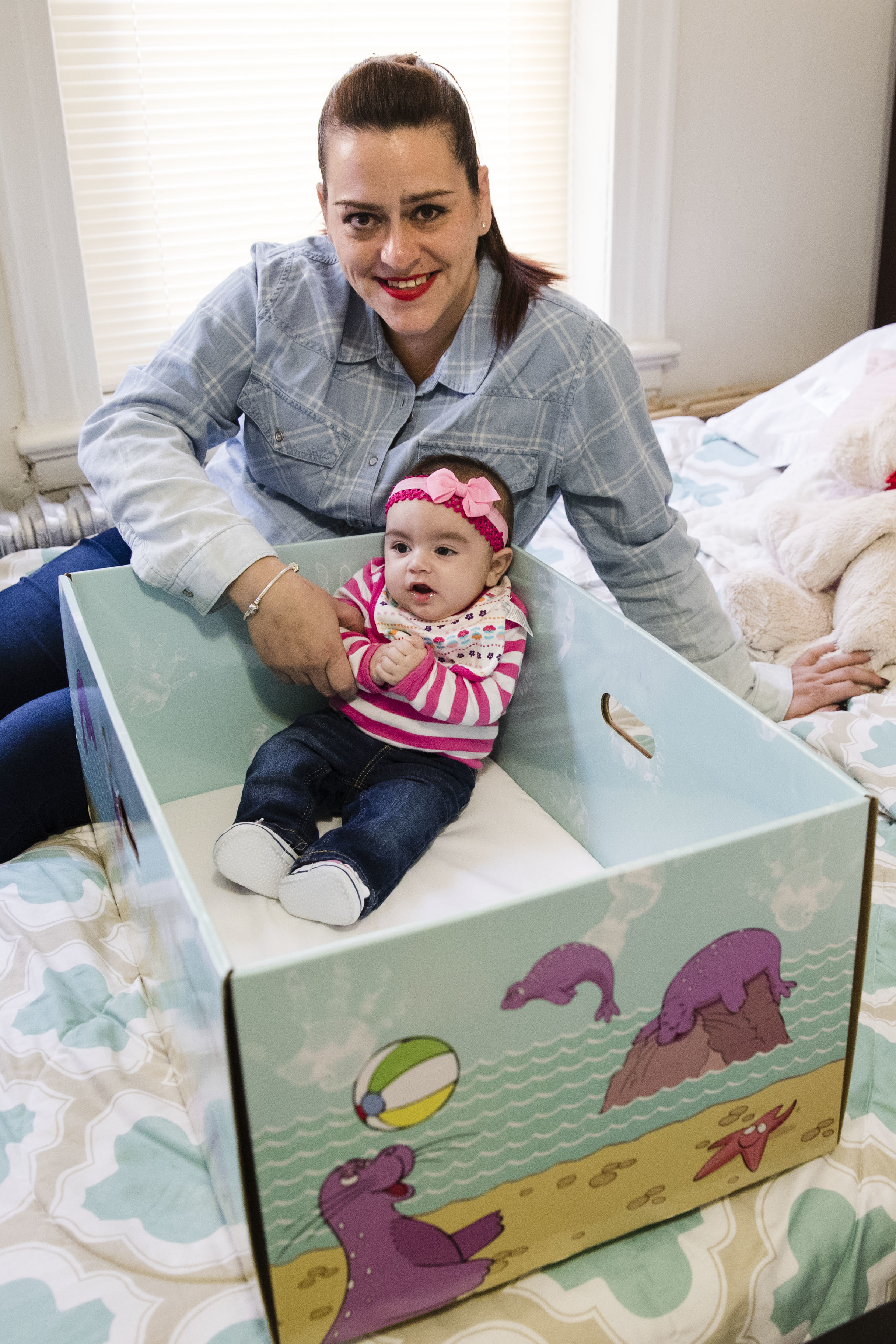 Cardboard boxes as cribs? Safety sleep program expands