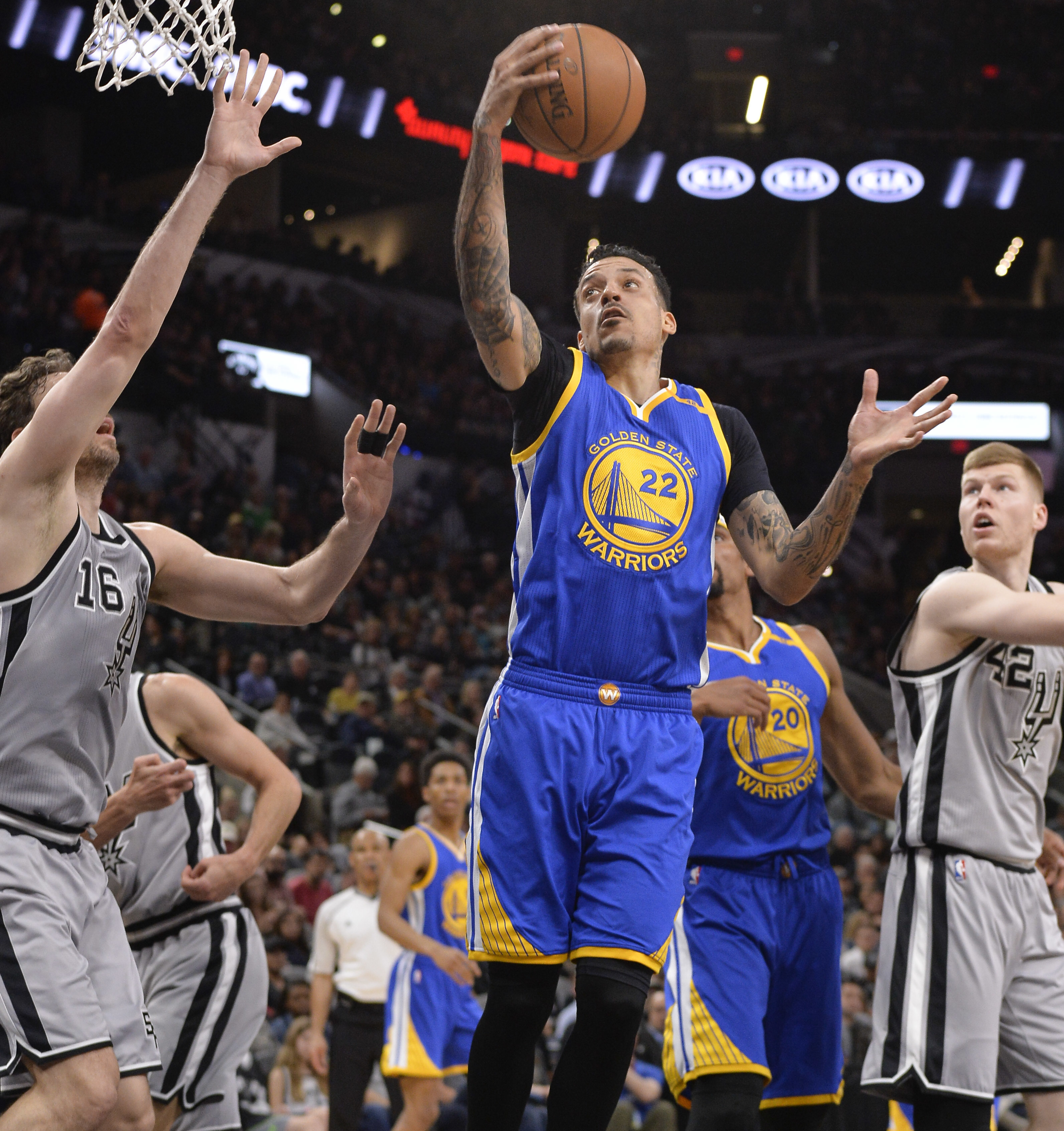 Mills leads Spurs past Warriors in game minus top stars
