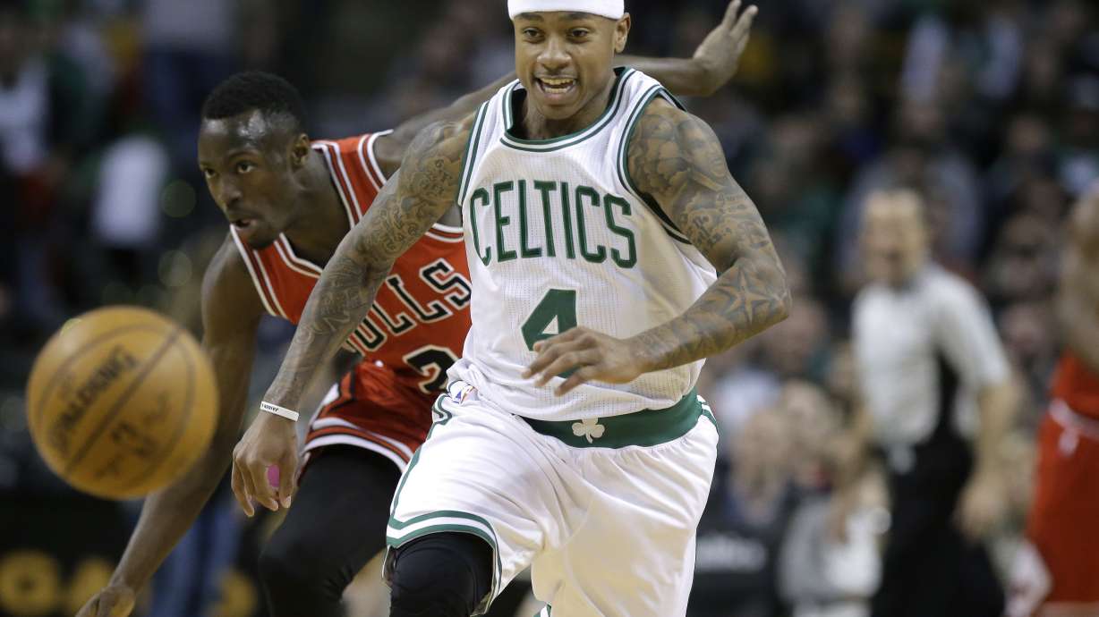 Thomas has 22, does wave, Celtics hand Bulls 5th loss in row