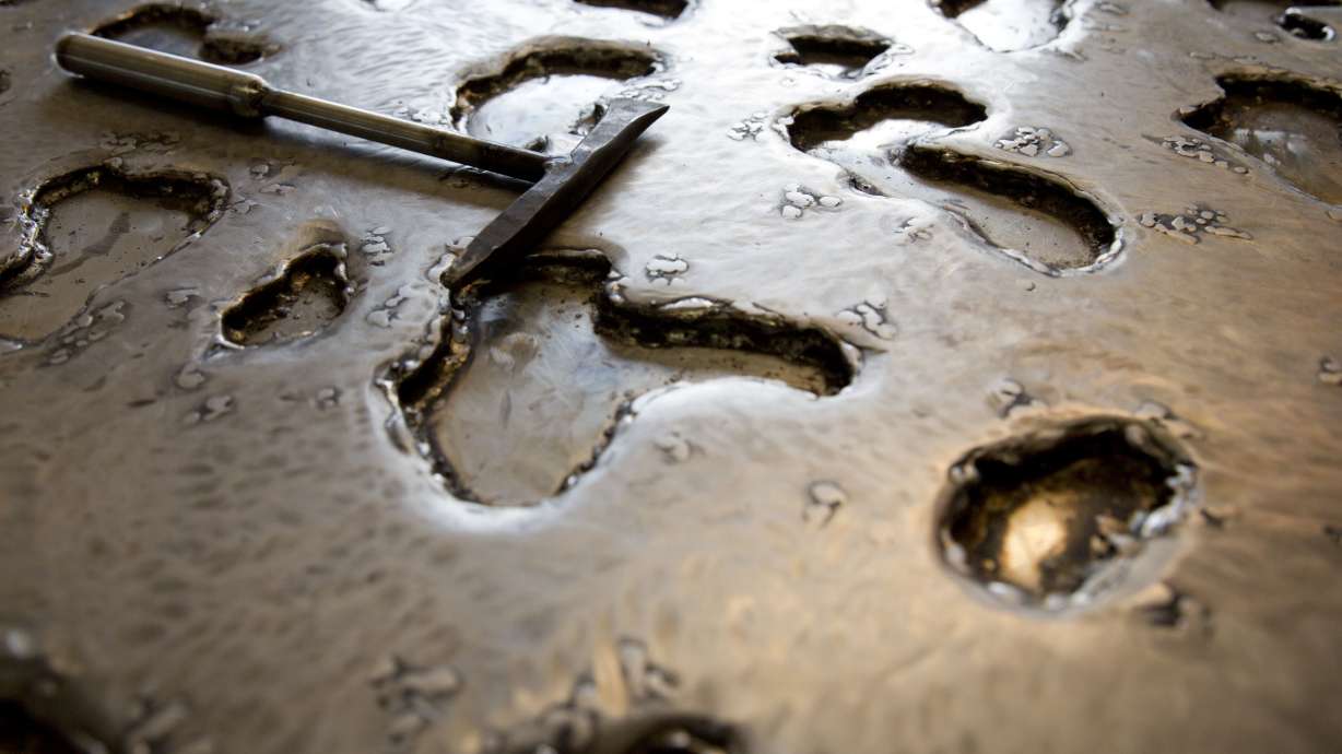 Sculpture marking terror attacks goes up in Brussels near EU