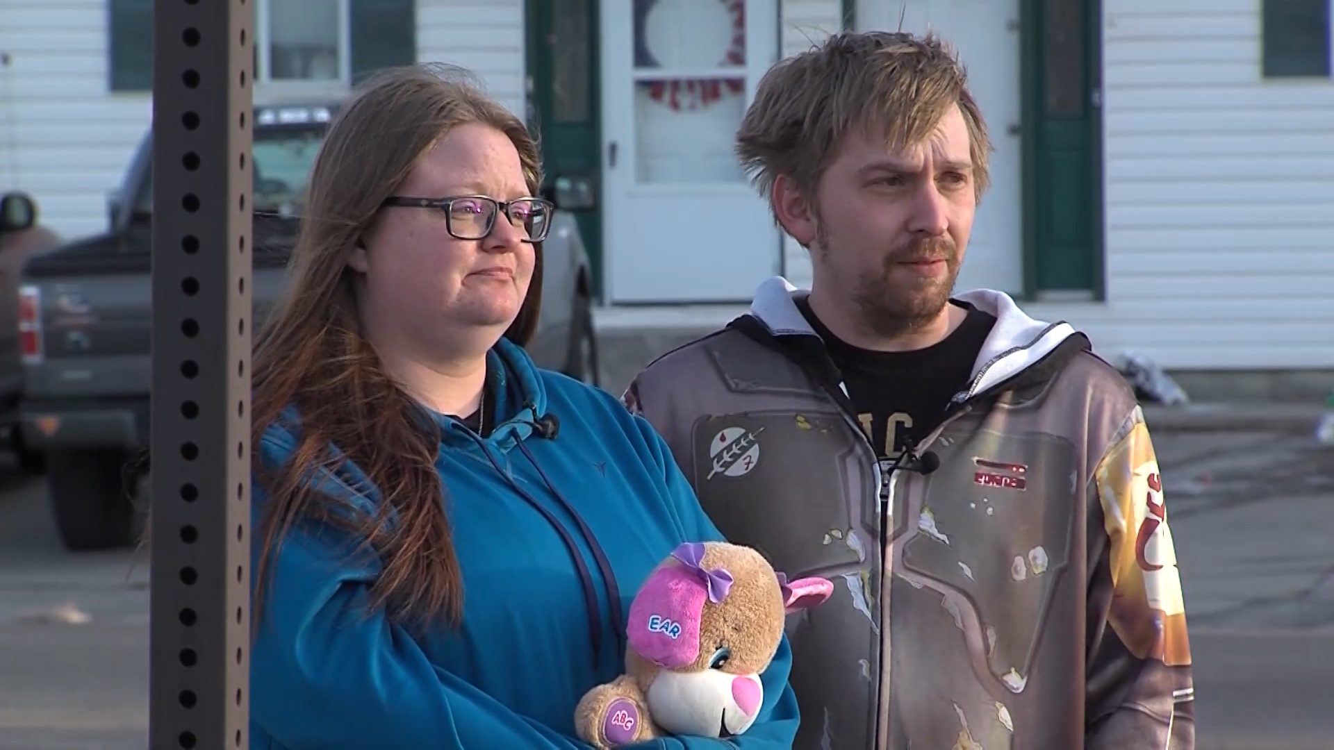 Sami and Ian Doak share memories of their 1-year-old daughter, Stella Doak. Stella died Saturday, March 11, 2017, from injuries she sustained when an SUV crashed into the living room of her her great-grandmother's home in Green River, Wyoming. (Photo: John Wilson, KSL TV)