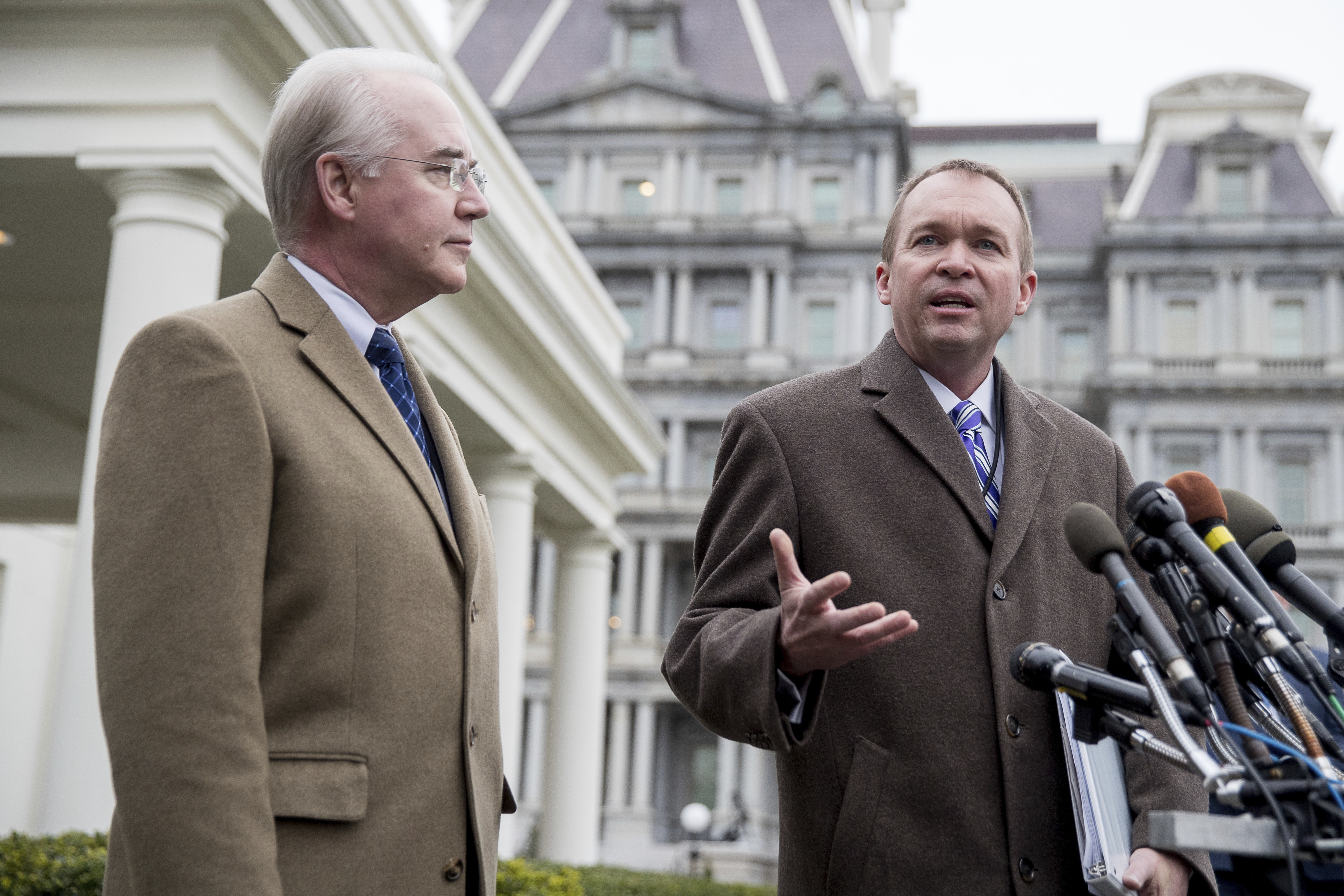 The Latest: Dems say CBO report on GOP bill 'knockout blow'