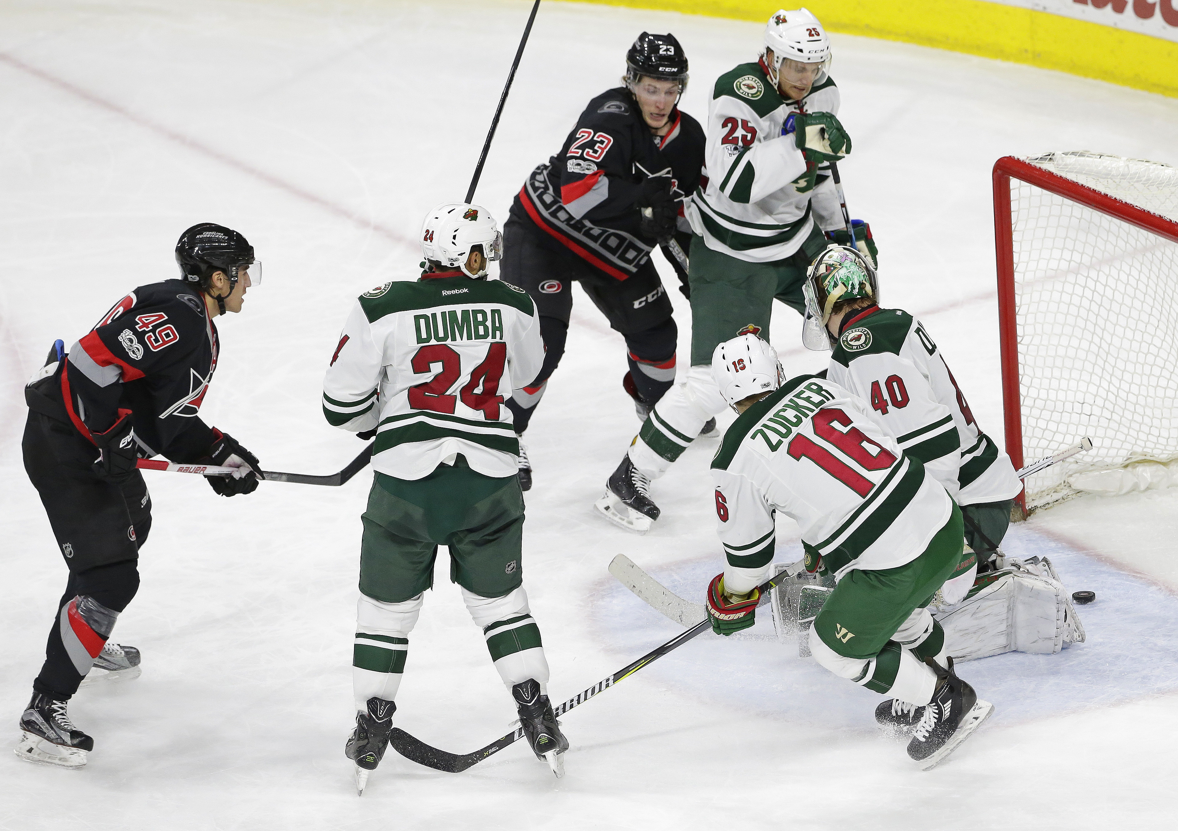 Rask leads Hurricanes to 3-1 win over Wild