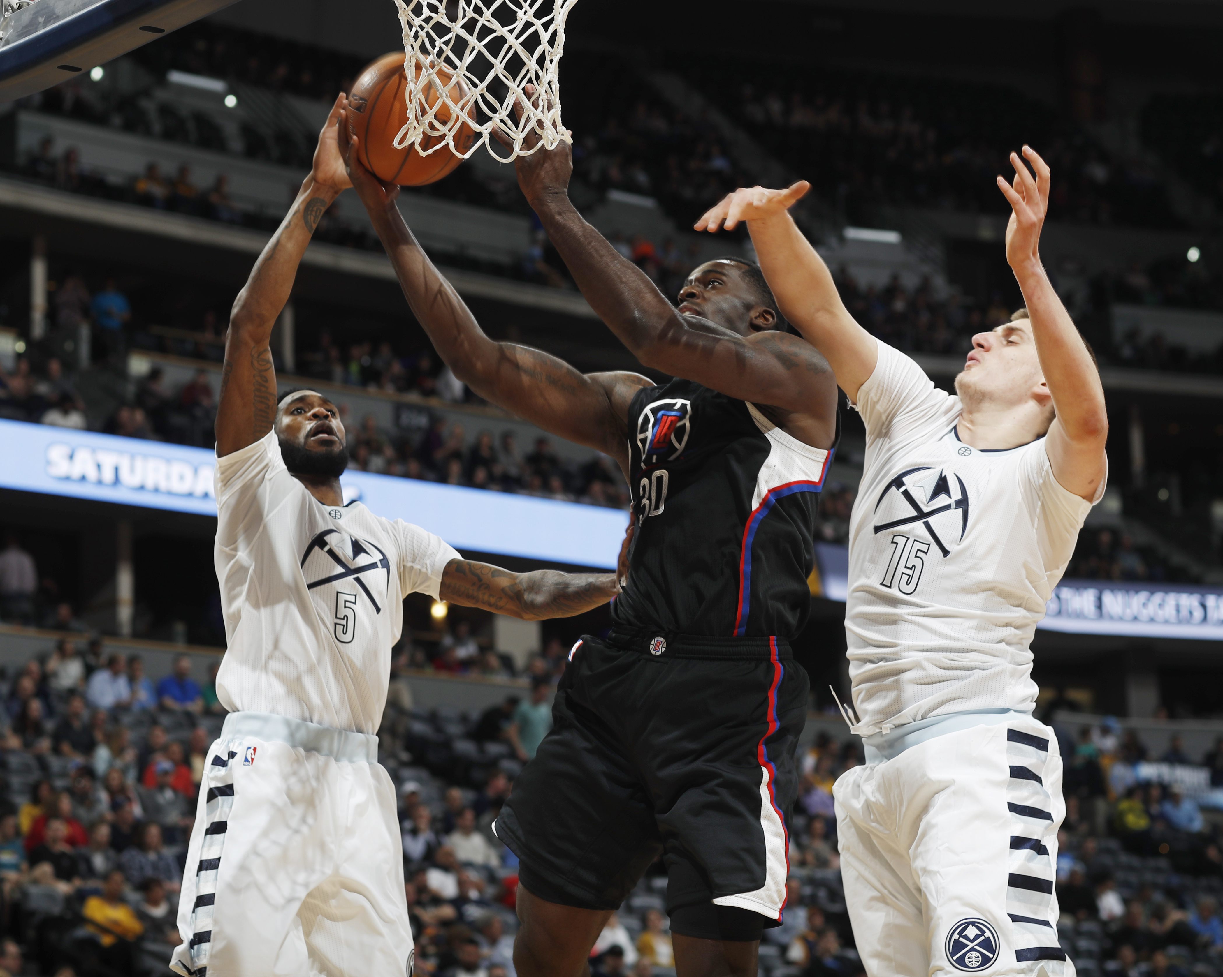 Barton scores 35 points, lead Nuggets over Clippers 129-114
