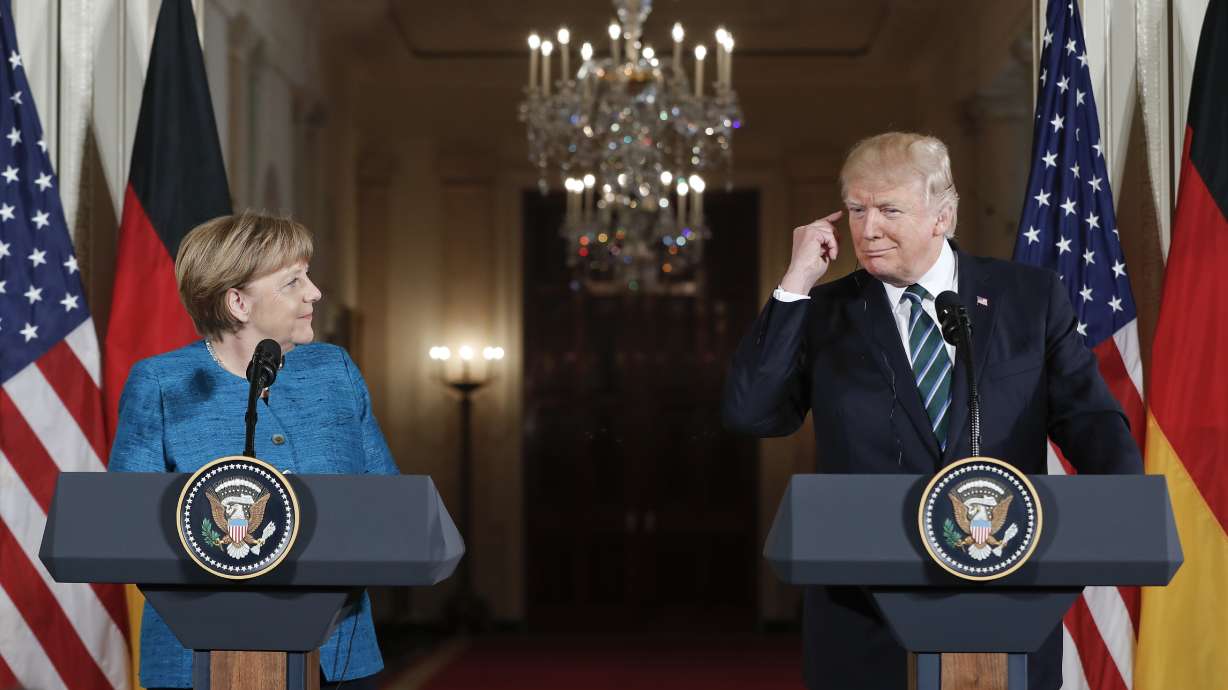 US a 'powerful company,' er 'country,' Trump declares