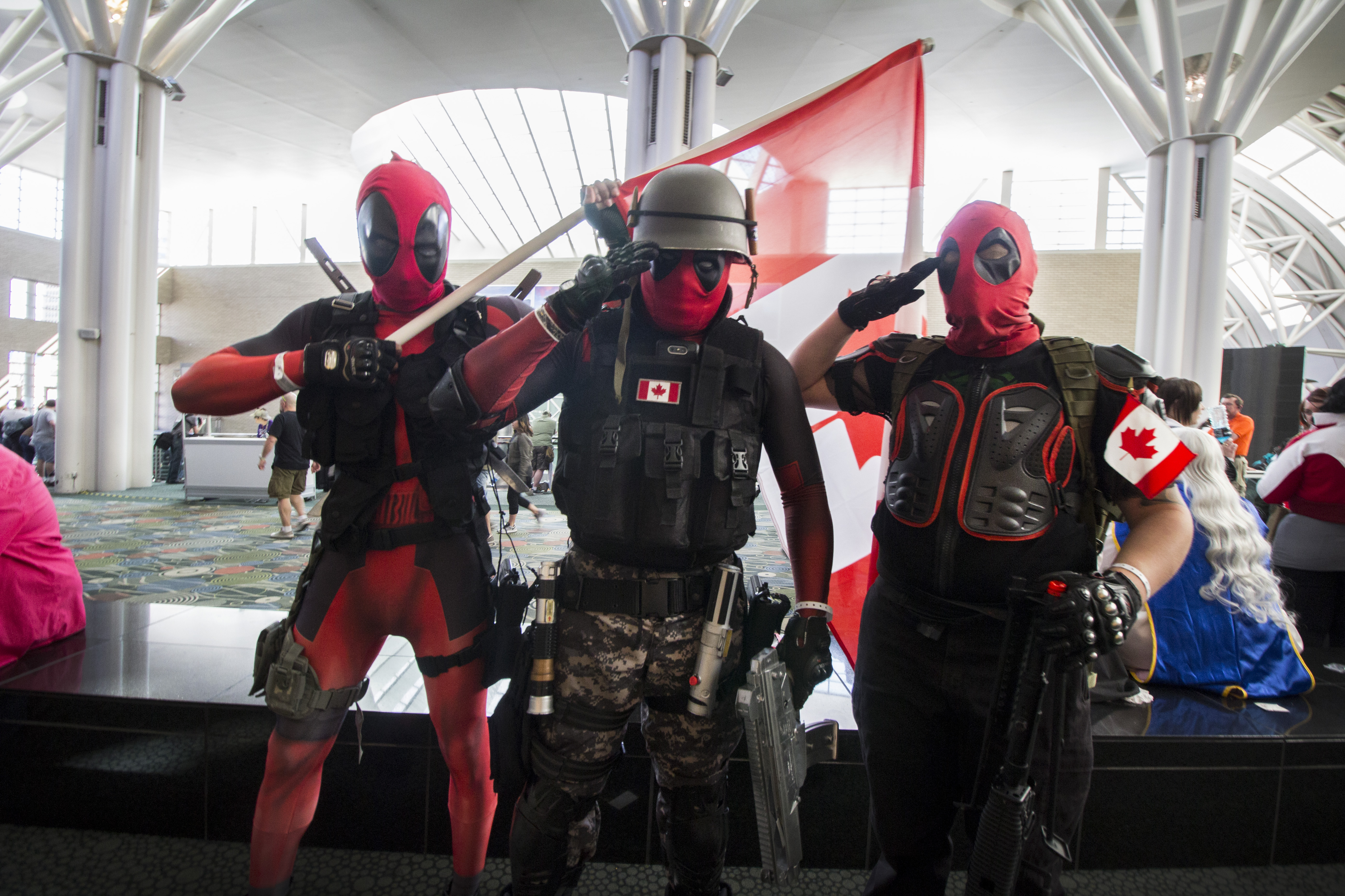 Costume: An army of Deadpools (Photo: Carter Williams, KSL.com)