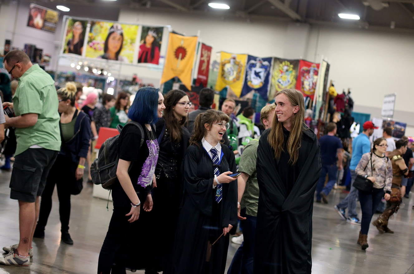 People attend the Comic Con FanX event at the Salt Palace Convention Center in Salt Lake City on Friday, March 17, 2017. (Photo: Laura Seitz, Deseret News)