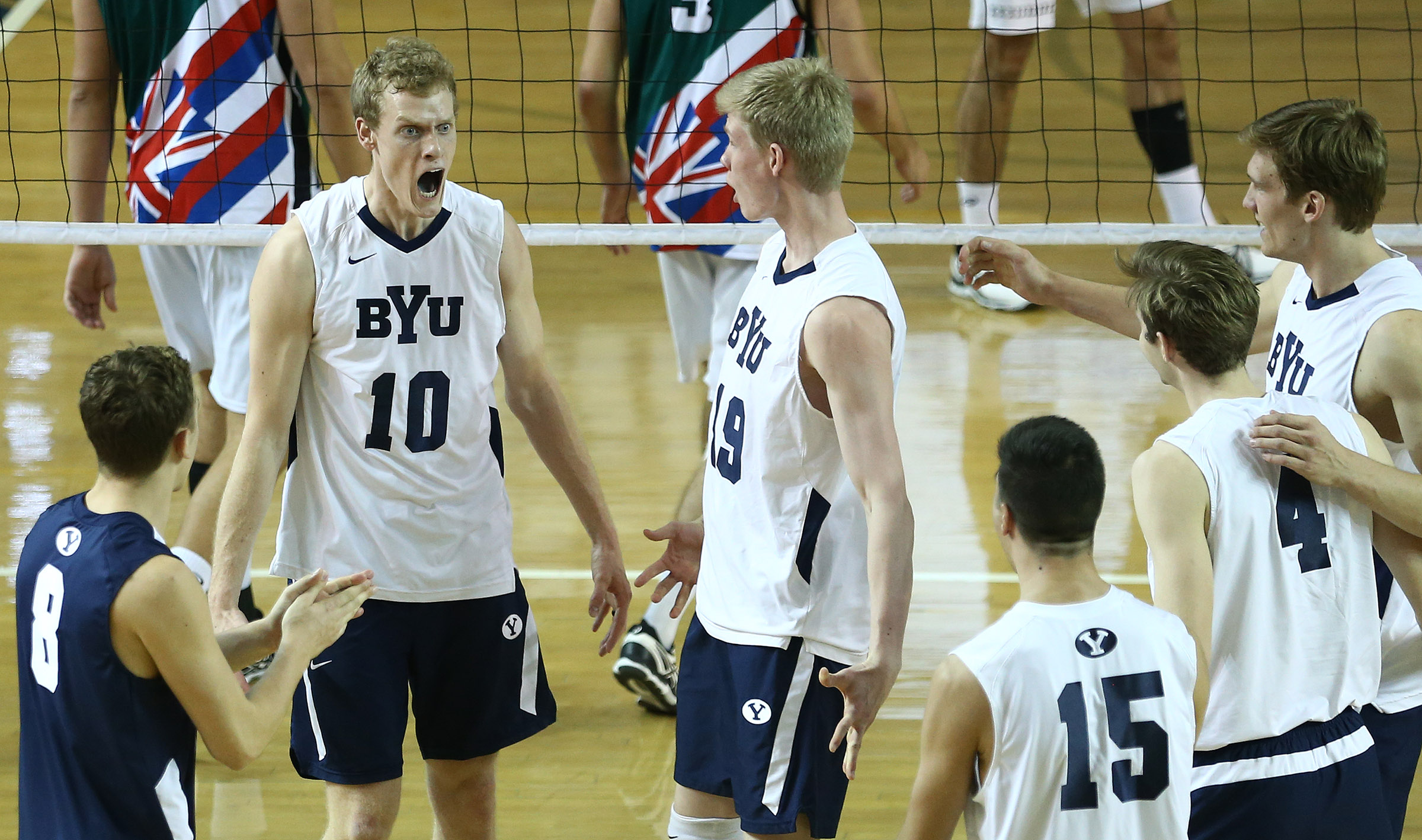 Langlois steps up to lead No. 3 BYU men's volleyball by No. 4 Hawaii in straight sets
