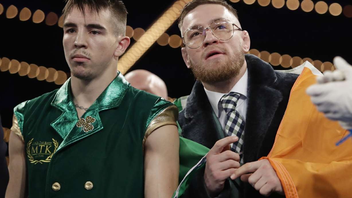Conlan walks with McGregor, beats Ibarra in pro debut