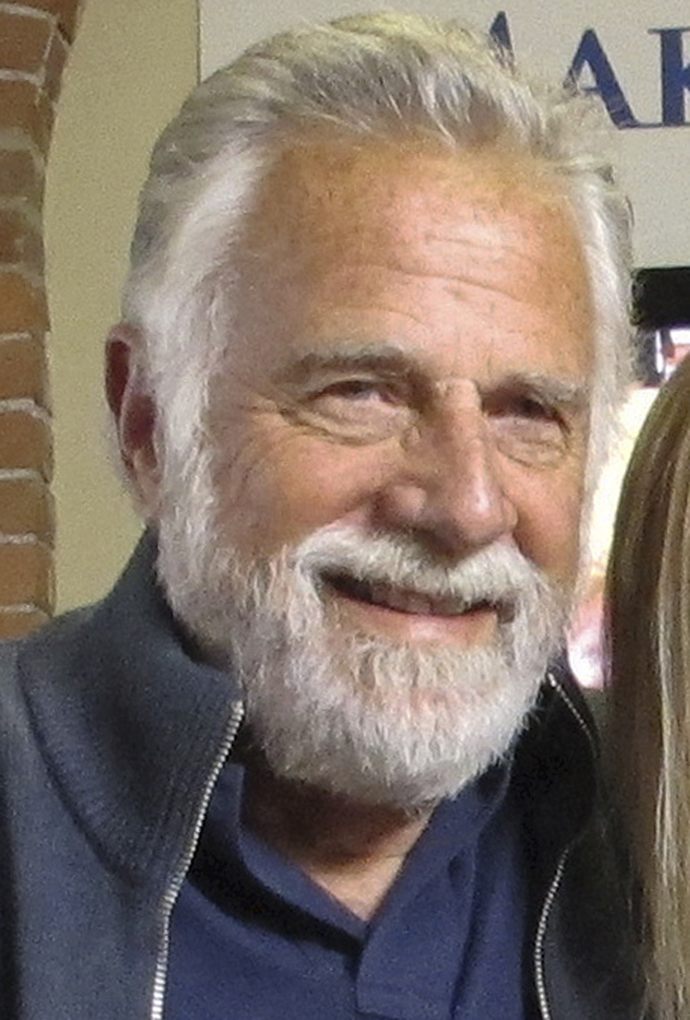 Most Interesting Man judges beard contest; girl's dad wins