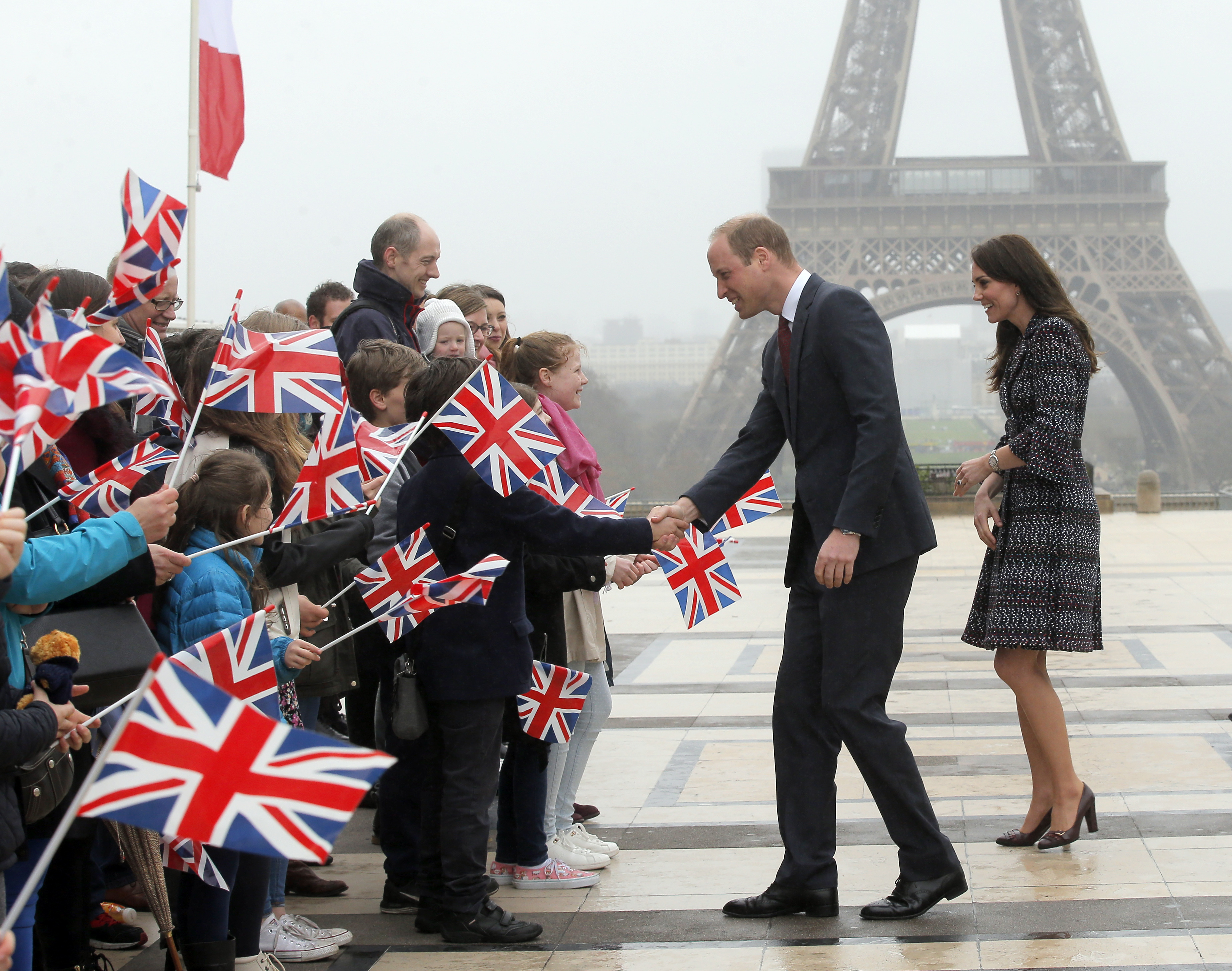 William and Kate meet survivors of Paris 2015 attacks