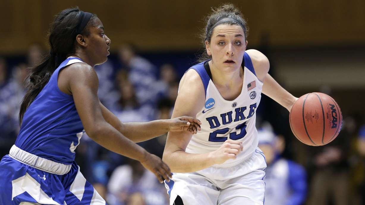 Greenwell, Duke women rout Hampton 94-31 in NCAA 1st round