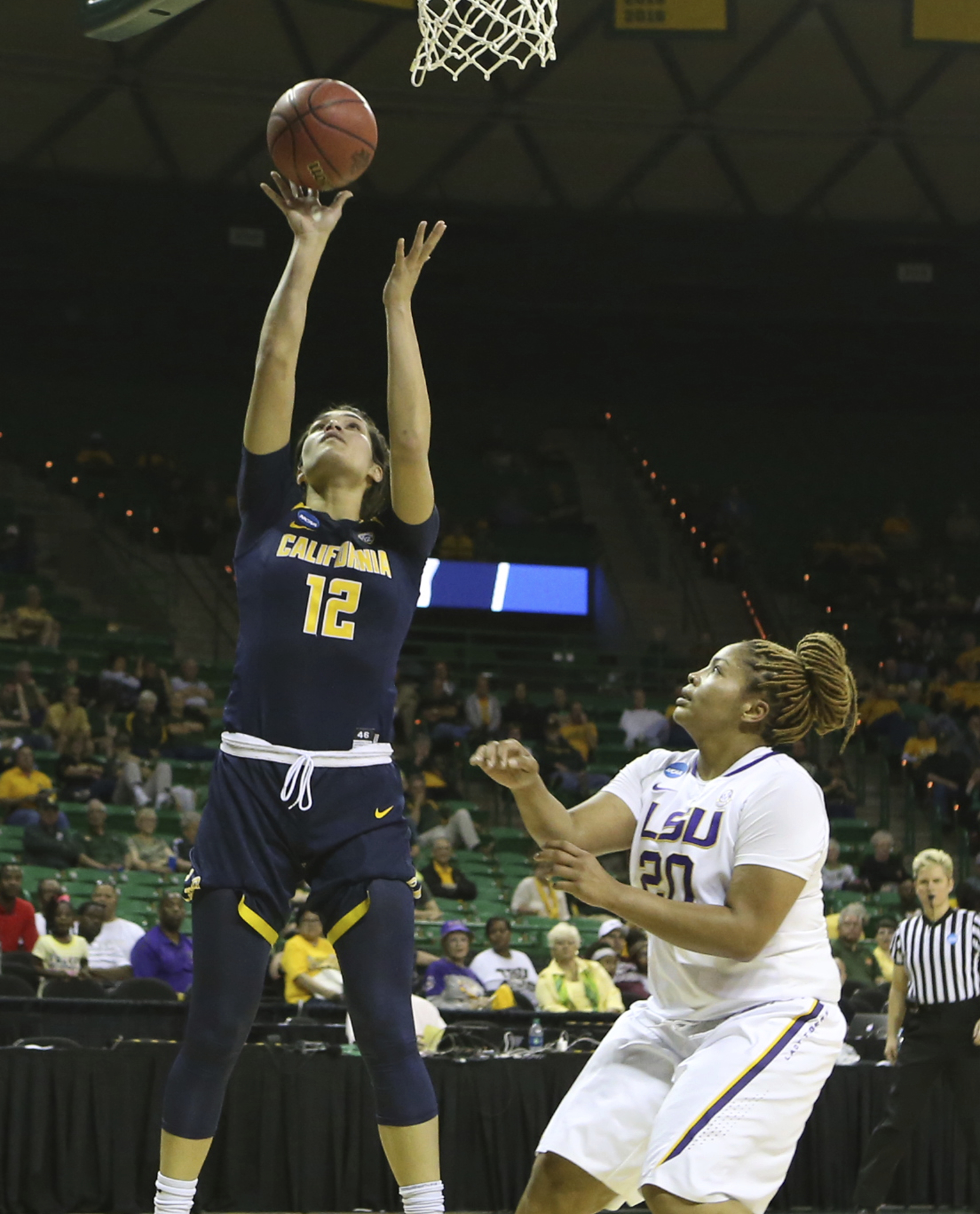 California women hold on for 55-52 win over LSU in NCAA